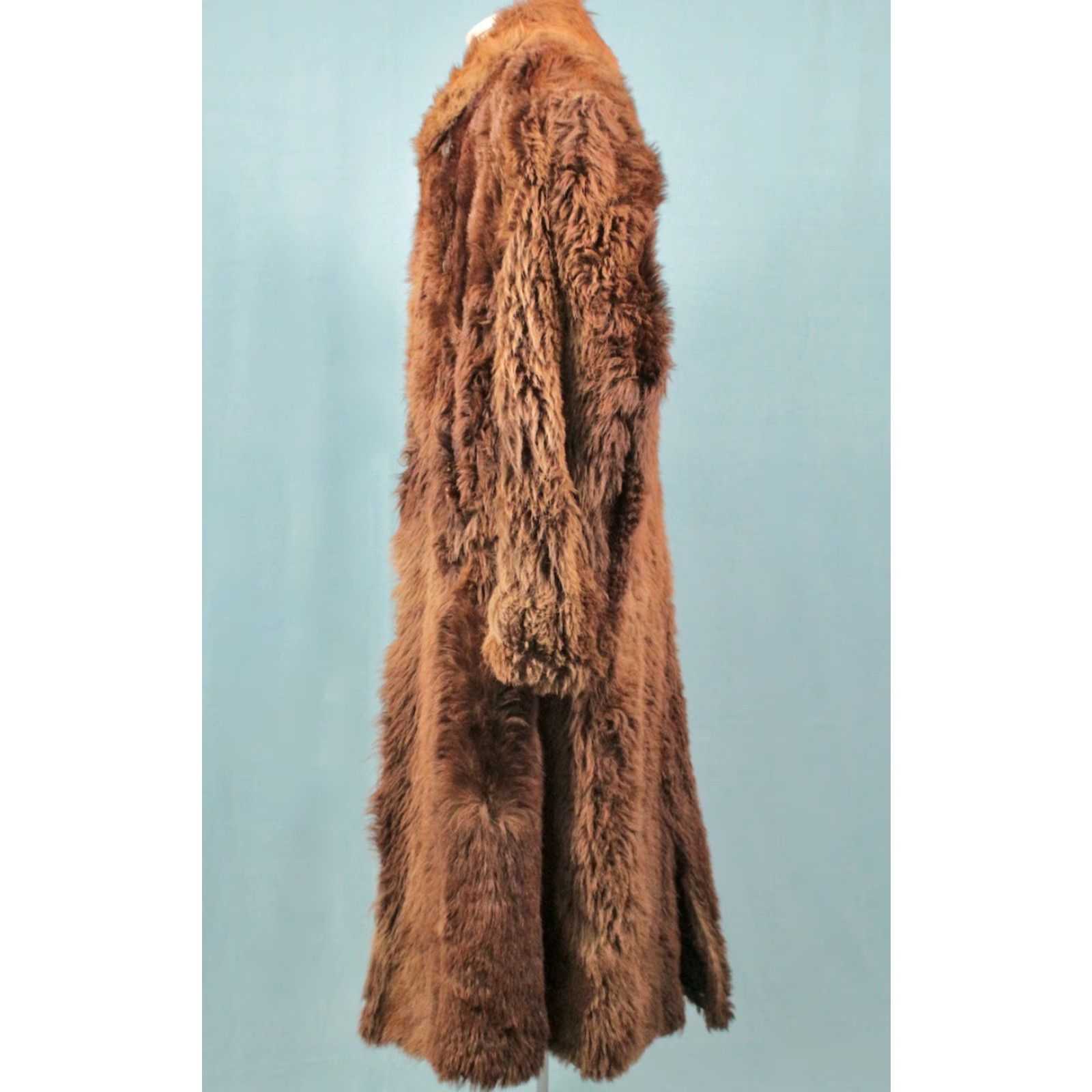 Vintage ANTIQUE Fur Coat Men's VTG Edwardian Brown 1900s long coat Sz M-L Fur Coat Mens Brown 1900s Edwardian VTG Antique Size US M / EU 48-50 / 2 - 3 Thumbnail