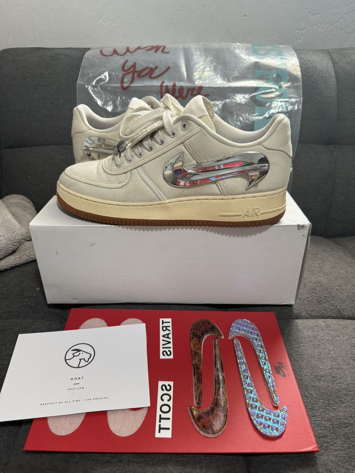 Nike × Travis Scott Travis scott nike air force 1 Size US 10 / EU 43 - 1 Thumbnail