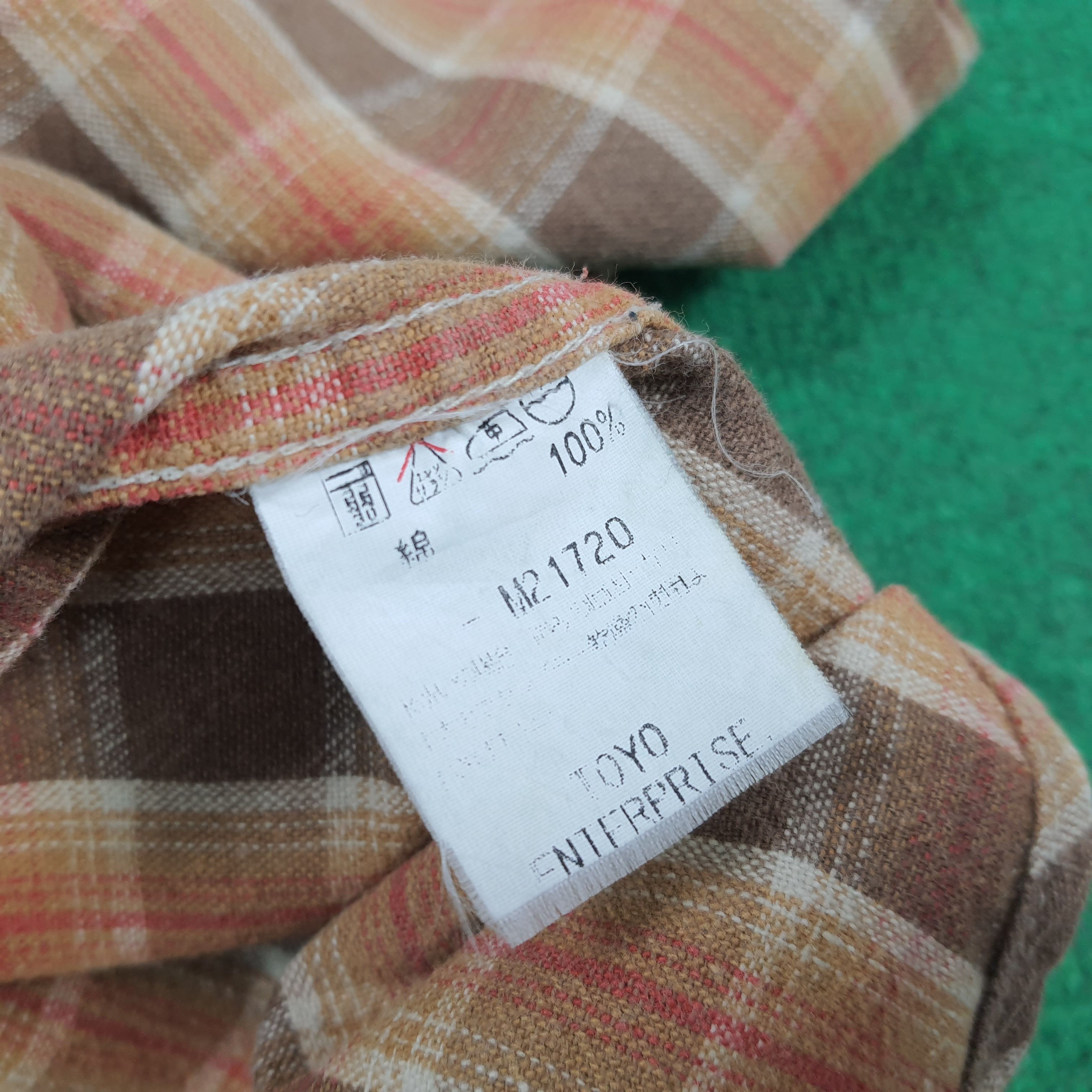Sugar Cane Vintage Sugar Cane Japan Flannel Button Up Shirt C294N42 Size US M / EU 48-50 / 2 - 6 Thumbnail