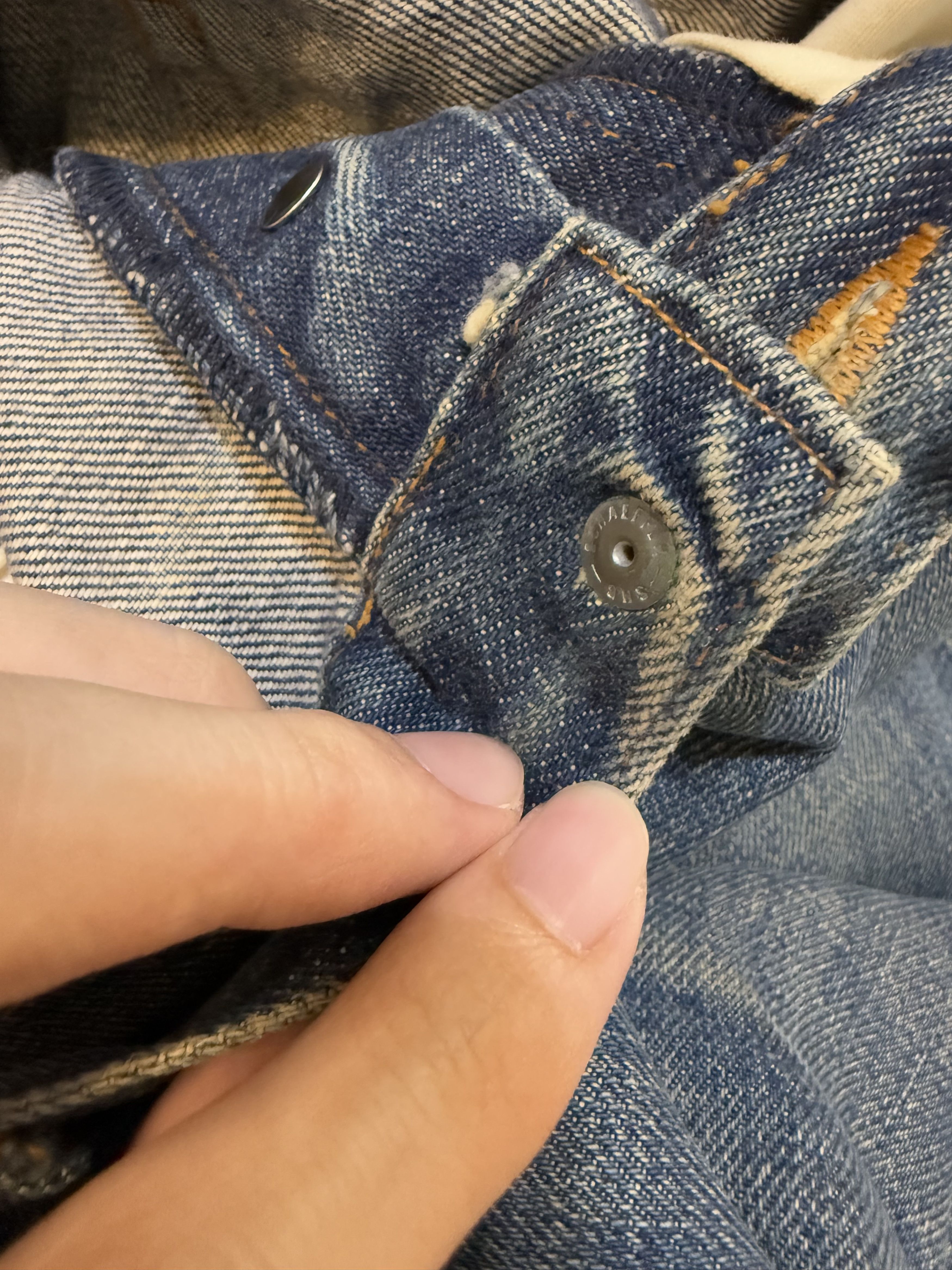 A.P.C. Distressed A.P.C. L'ANGLAISE Selvedge Denim Made in Japan Size US 31 - 9 Thumbnail