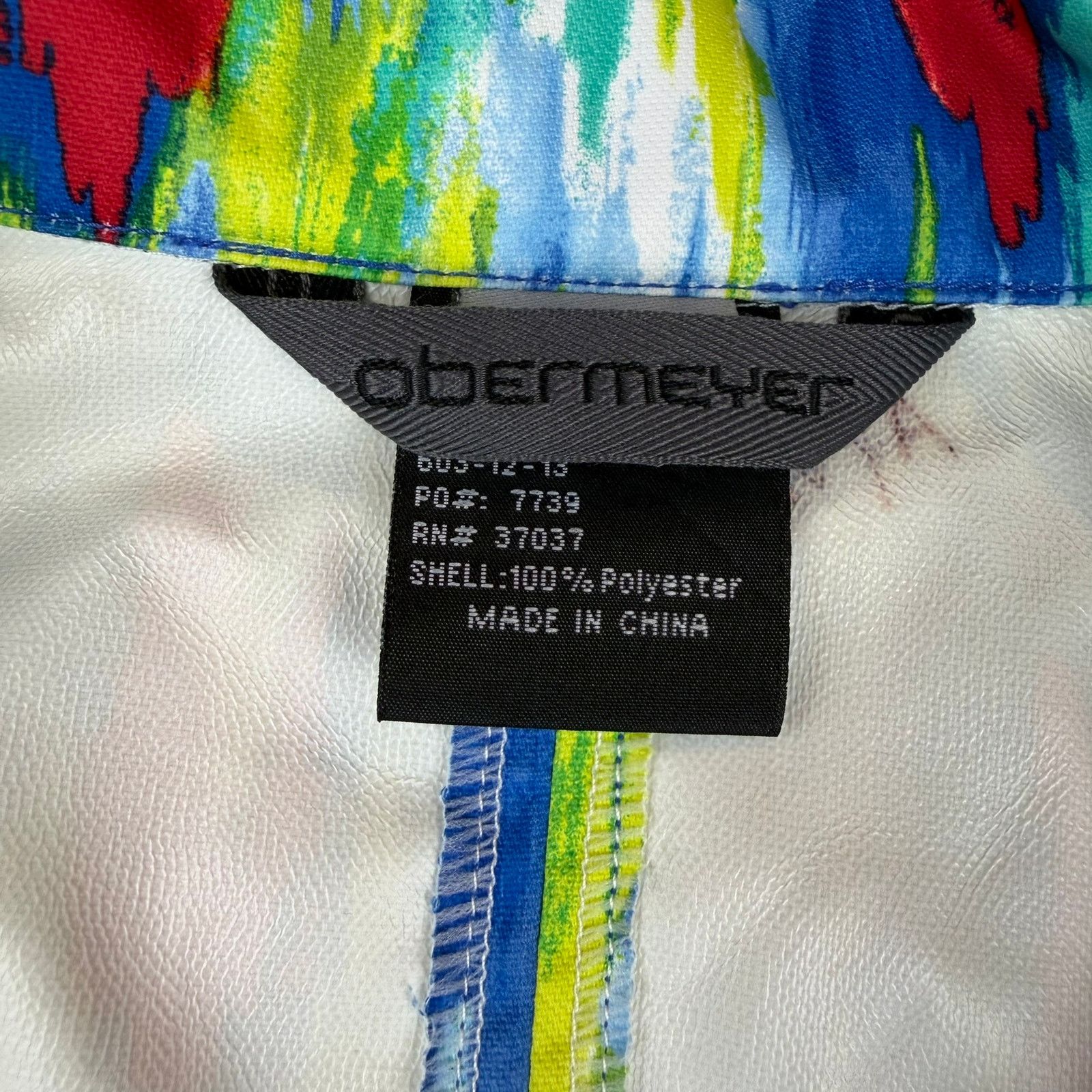 Obermeyer Obermeyer Ikat Print Zip Jacket Size Small Size S / US 4 / IT 40 - 3 Thumbnail