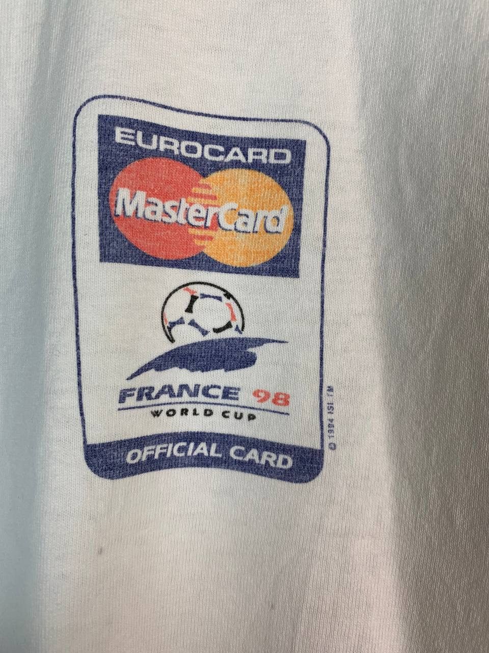 Vintage FIFA WORLD CUP 1998 FRANCE FOOTBALL COTTON TEE SHIRT JERSEY Size US XL / EU 56 / 4 - 3 Thumbnail