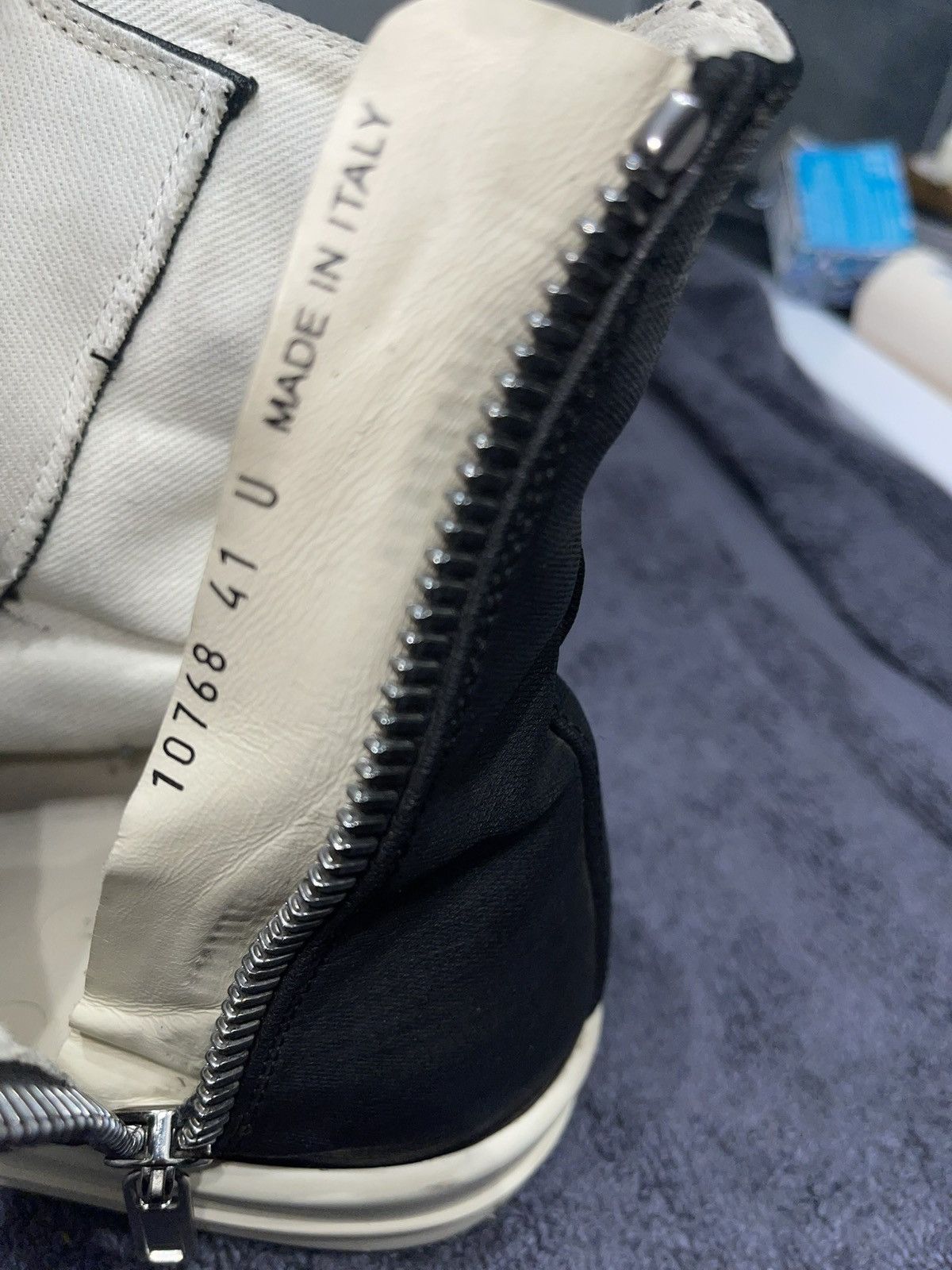 Rick Owens × Rick Owens Drkshdw Rick Owen’s Hexagram Ramones. Size US 7.5 / EU 40-41 - 7 Thumbnail