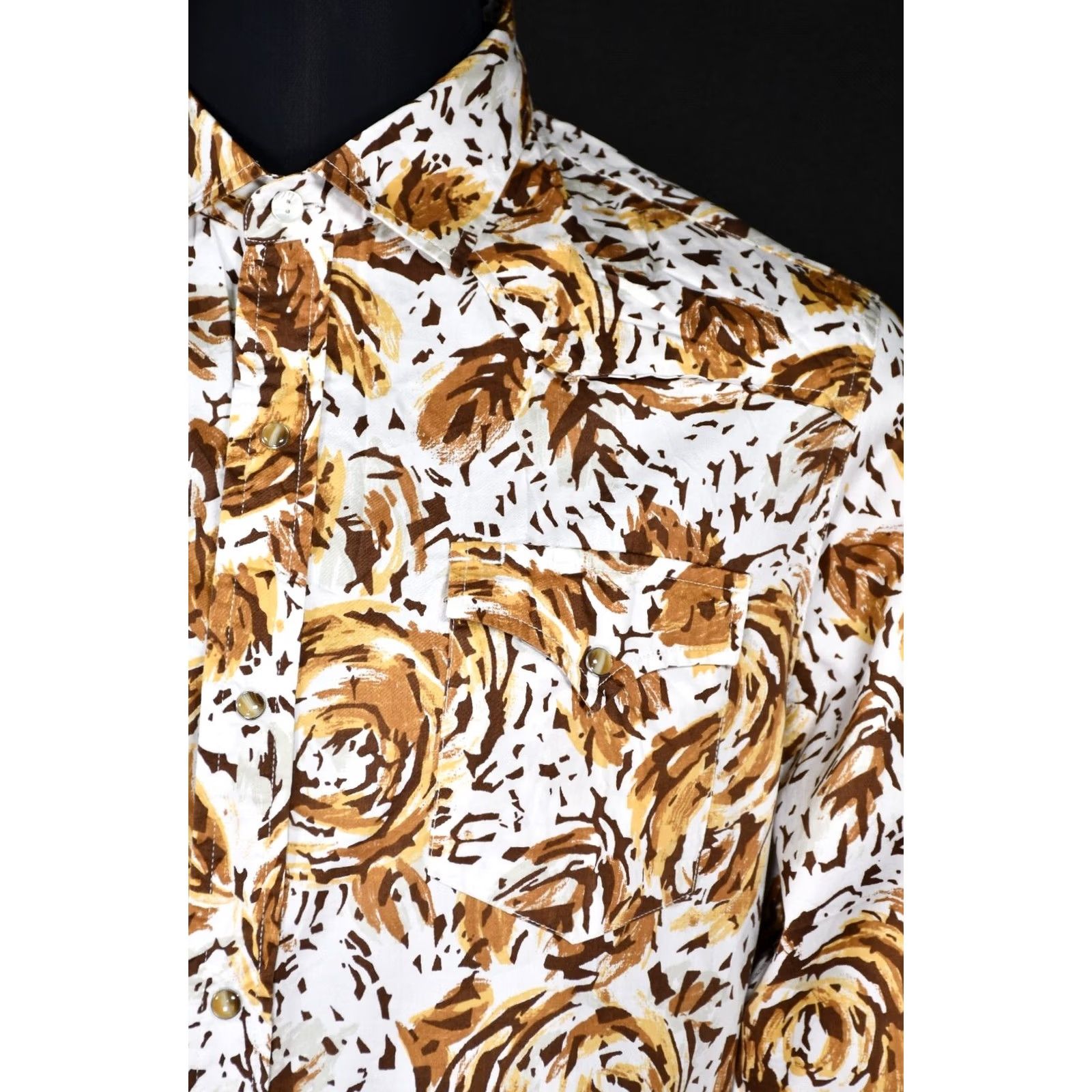 Levi's Levi's LVC Western Shirt Printed Flower M Adult Medium Multicolor Casual Long Sleeve Snap Front Button-Up Size US M / EU 48-50 / 2 - 3 Thumbnail