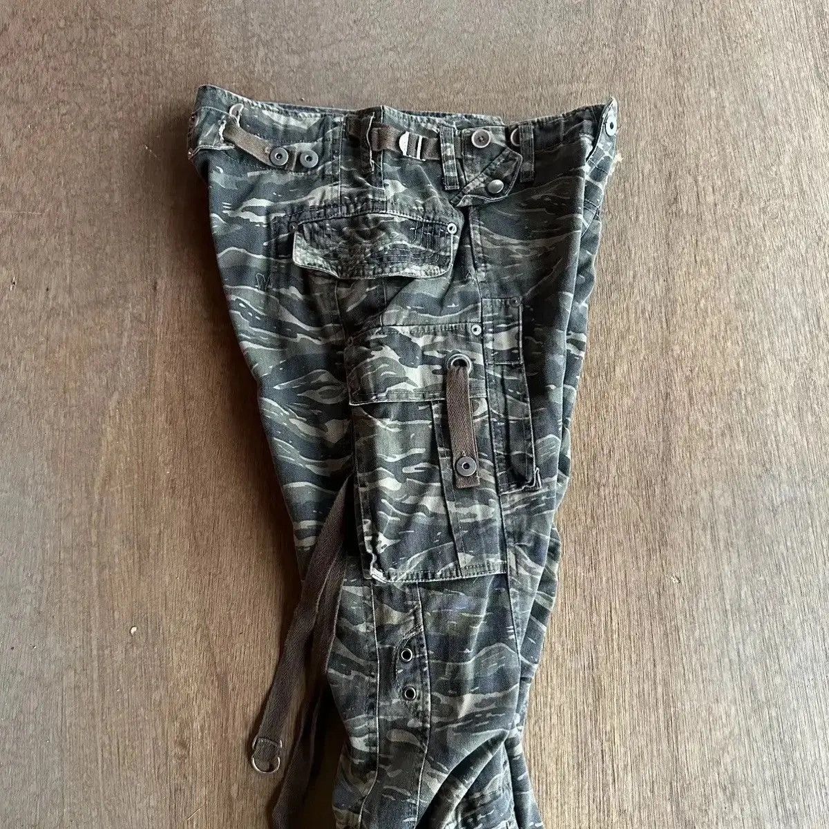 Vintage RARE‼️ W30 L31 FLARE/BOOTCUT Japanese Vtg Bondage Punk Cargo Size US 30 / EU 46 - 16 Thumbnail