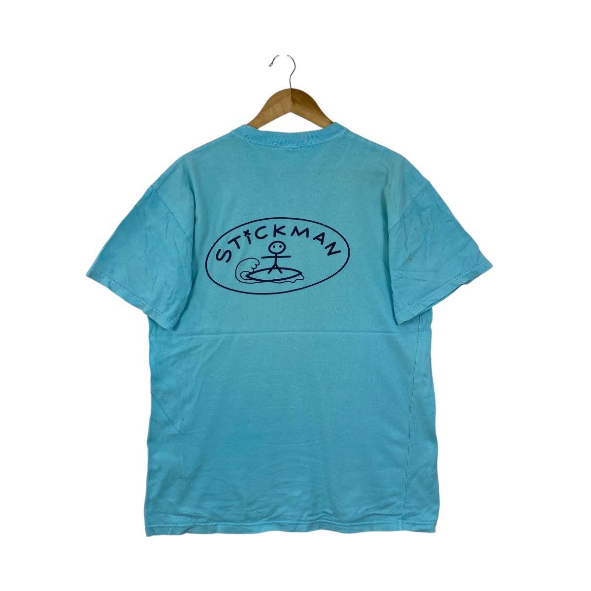 Vintage Vintage 90s Stickman California Surfboards Tee L Size US L / EU 52-54 / 3 - 2 Thumbnail
