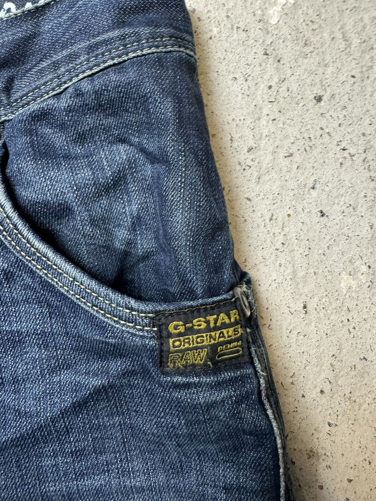 G-Star × Vintage Vintage Y2K G Star Raw 3301 KBWG Embroidered Logo Pants Size US 30 / EU 46 - 5 Thumbnail
