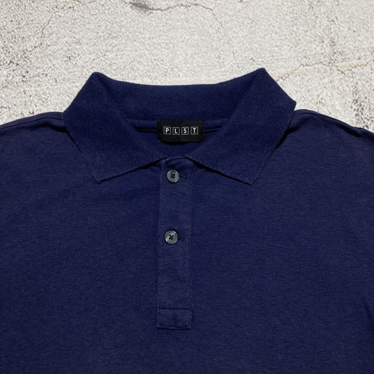 Japanese Brand Vintage PLST by Issey Miyake Colar Camo Polo Tshirt Designer Size US L / EU 52-54 / 3 - 4 Thumbnail