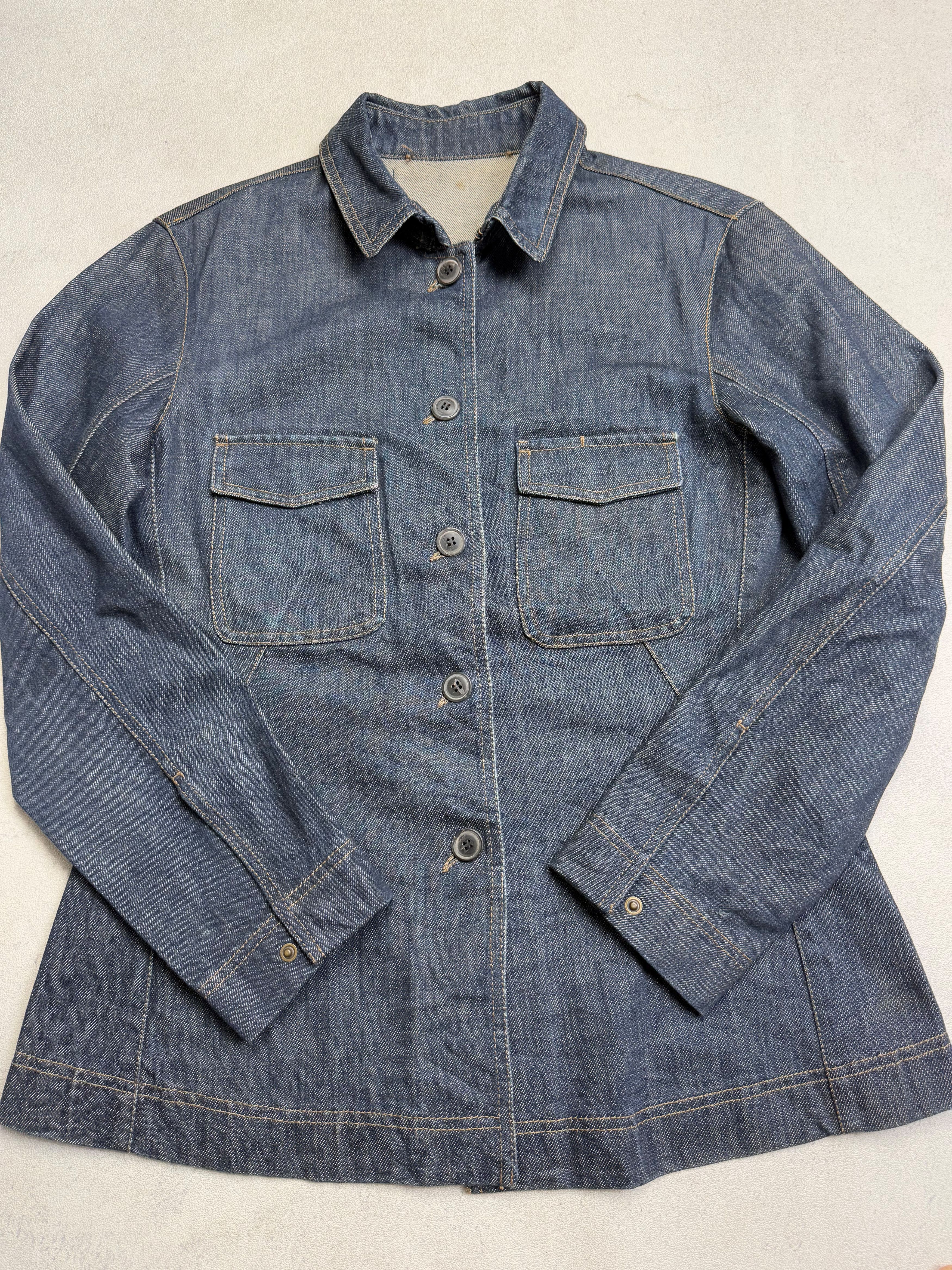 Prada Prada Denim Jacket Size L / US 10 / IT 46 - 6 Thumbnail