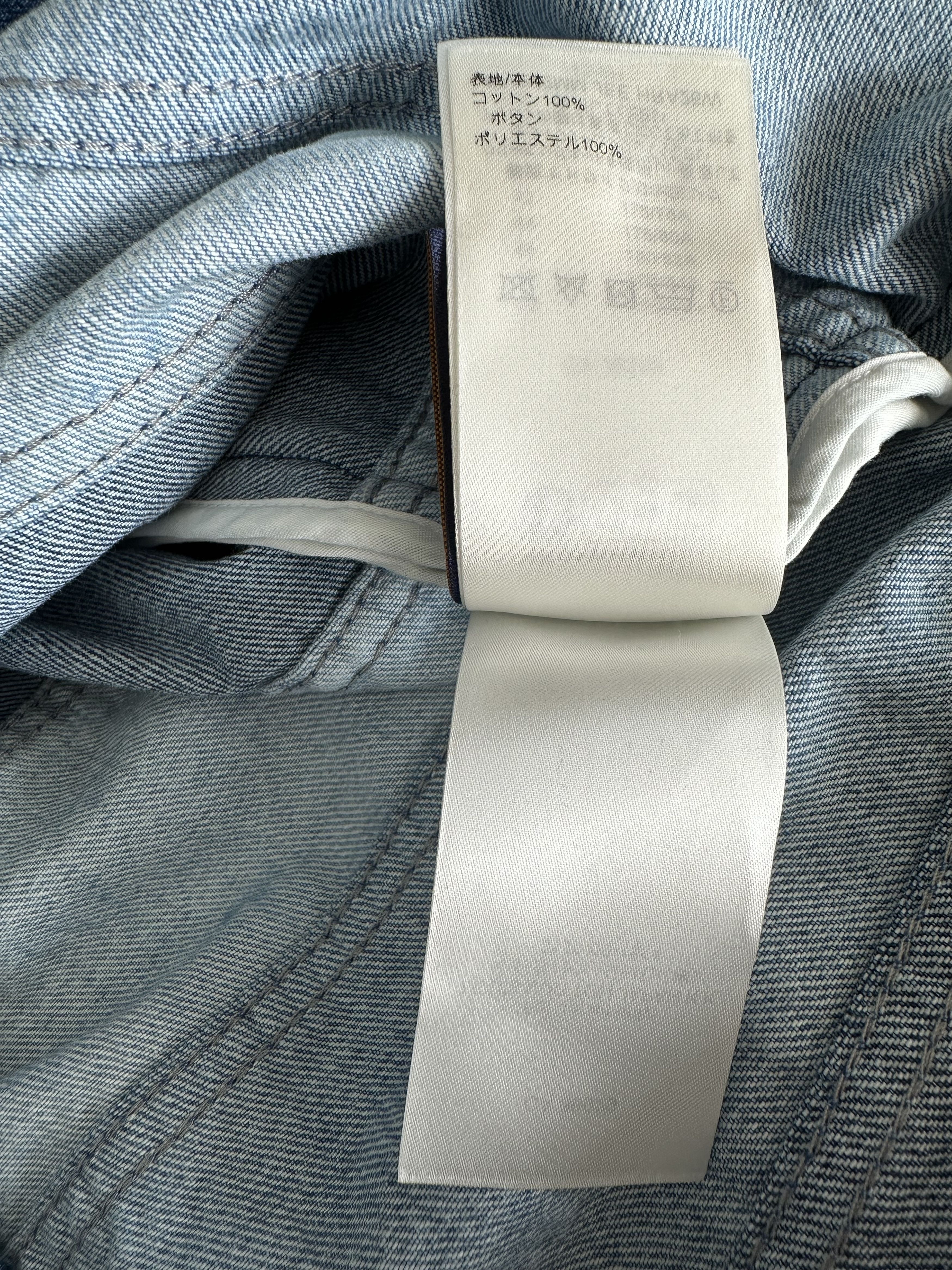 Louis Vuitton Louis Vuitton Blue Monogram Patchwork Denim Polo Shirt Size US XXL / EU 58 / 5 - 7 Thumbnail