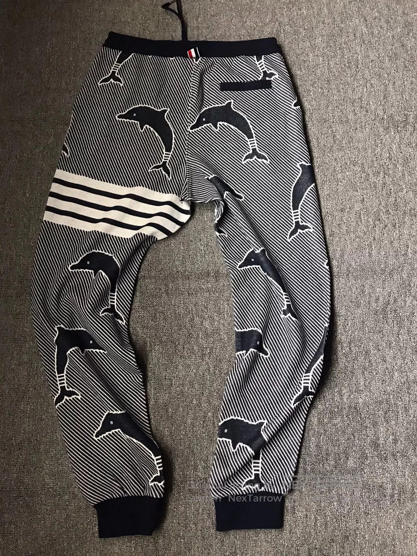Thom Browne Thom Browne Dolphin Print Casual Pants. Size US 37 - 2 Thumbnail