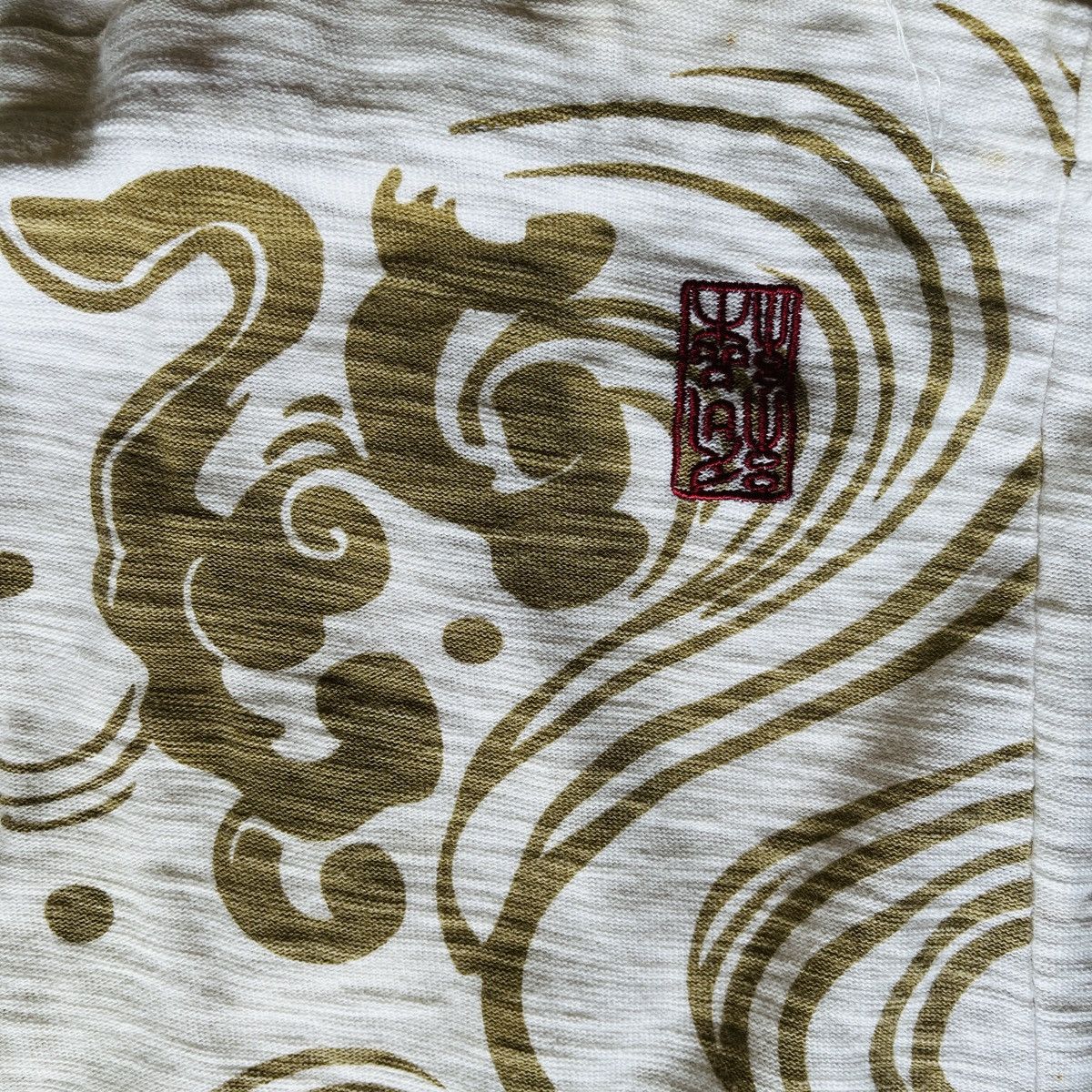 Japanese Brand × Vintage Vintage Kara Kuri Sukajan Embroidered Koi Fish TShirt Japan Size US M / EU 48-50 / 2 - 15 Thumbnail