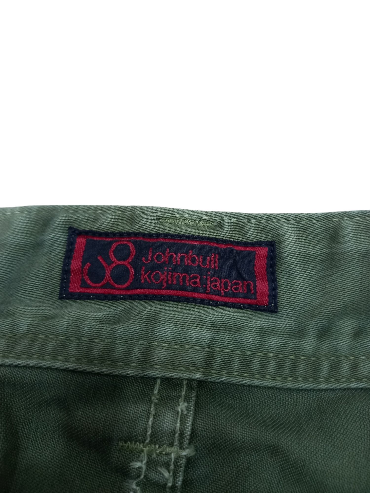 Johnbull Rare John Bull Kojima Japan No. 51-0619 Military Green Denim Size US 31 - 4 Thumbnail