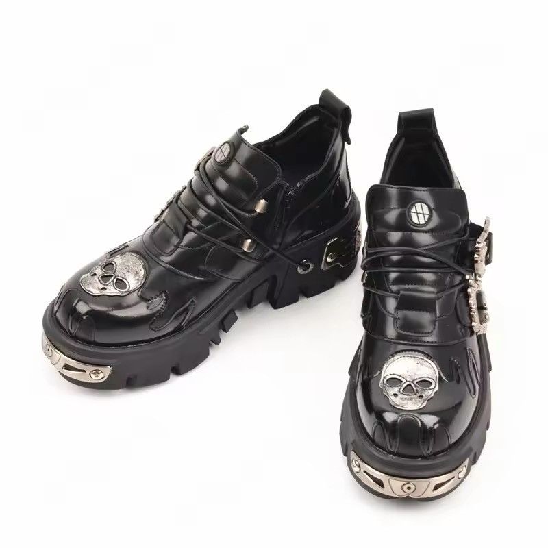 Japanese Brand Gothic Skull Boots Size US 9.5 / EU 42-43 - 4 Thumbnail
