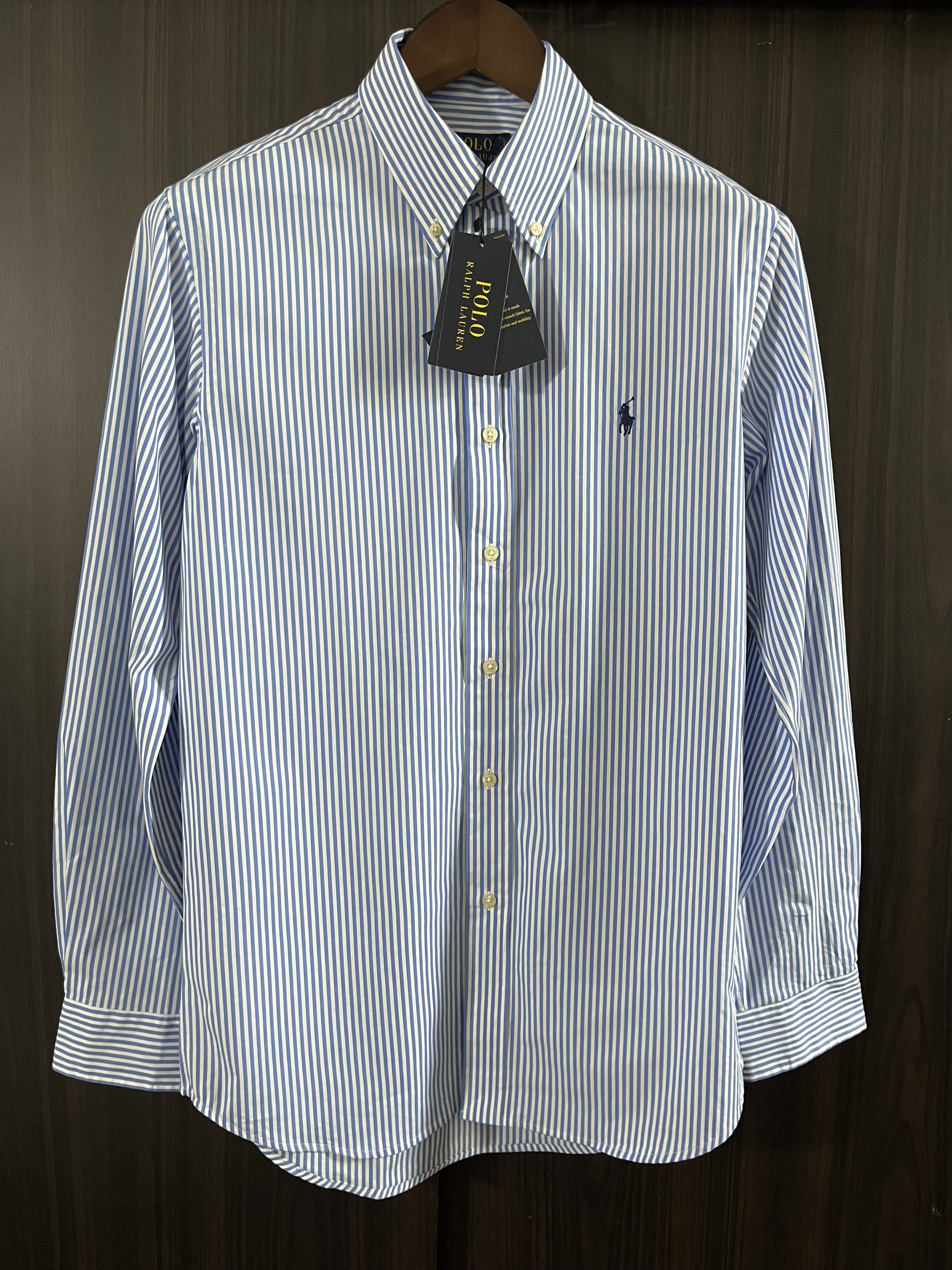 Polo Ralph Lauren Polo Ralph Lauren Custom Fit Stretch Poplin Shirt Size US S / EU 44-46 / 1 - 2 Thumbnail