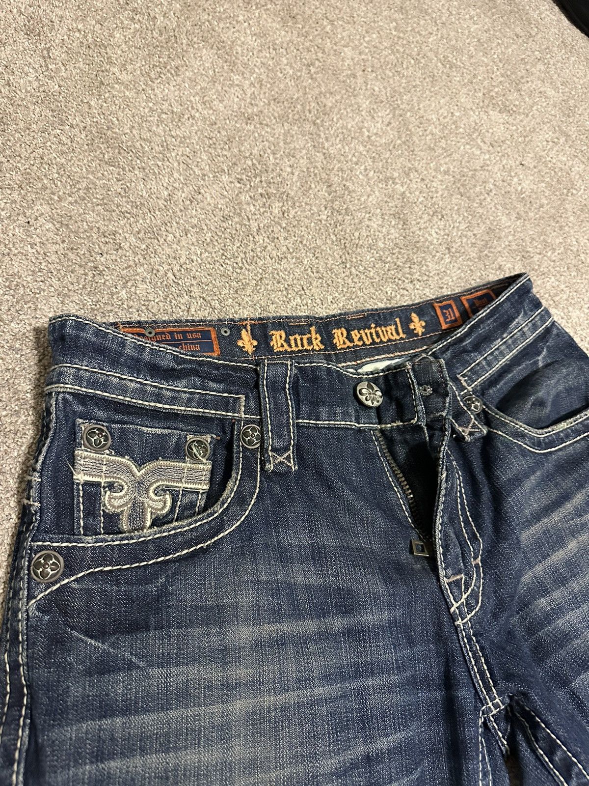 Ed Hardy True Religion Style Y2K Rock Revival Jeans Size US 31 - 2 Thumbnail