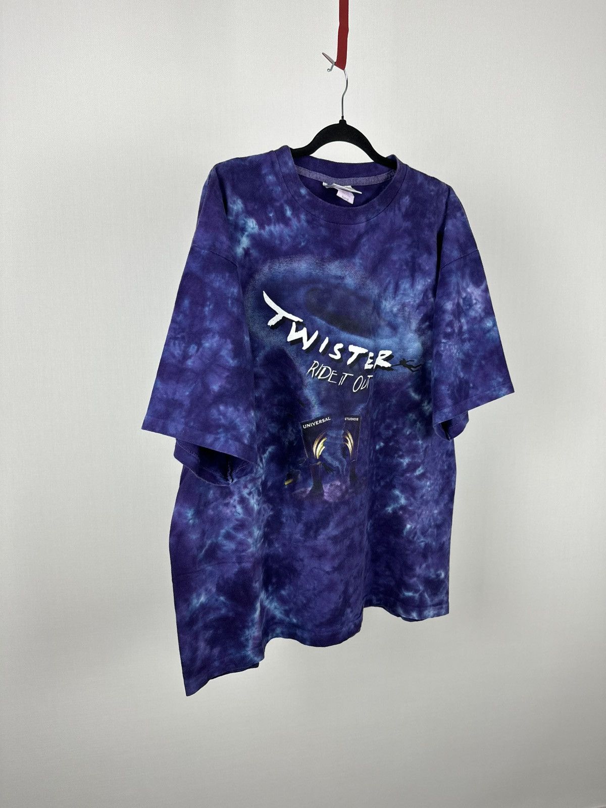 Universal Studios 1996 Twister Ride It Out Universal Studios Purple Tie Dye Size US XL / EU 56 / 4 - 5 Thumbnail