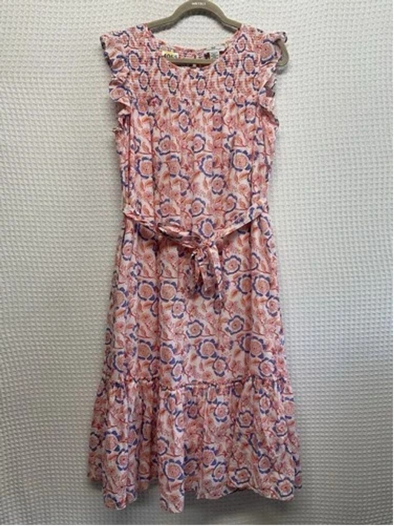 Vineyard Vines Vineyard Vines TieredMaxi Smocked Shoulder MidiDress Women L Size L / US 10 / IT 46 - 1 Thumbnail