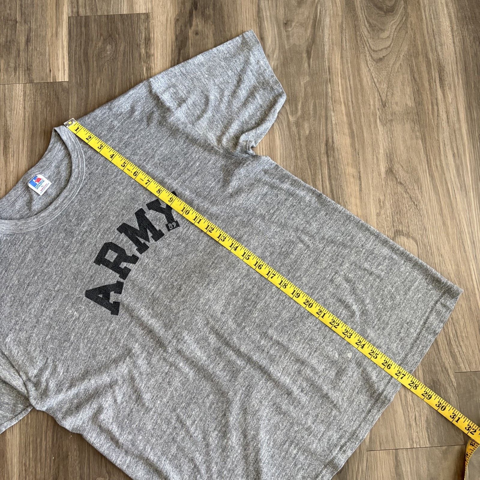 Russell Athletic × Vintage Vintage Paper Thin Burnout T-Shirt Men's Size L Gray THIN Size US L / EU 52-54 / 3 - 6 Thumbnail