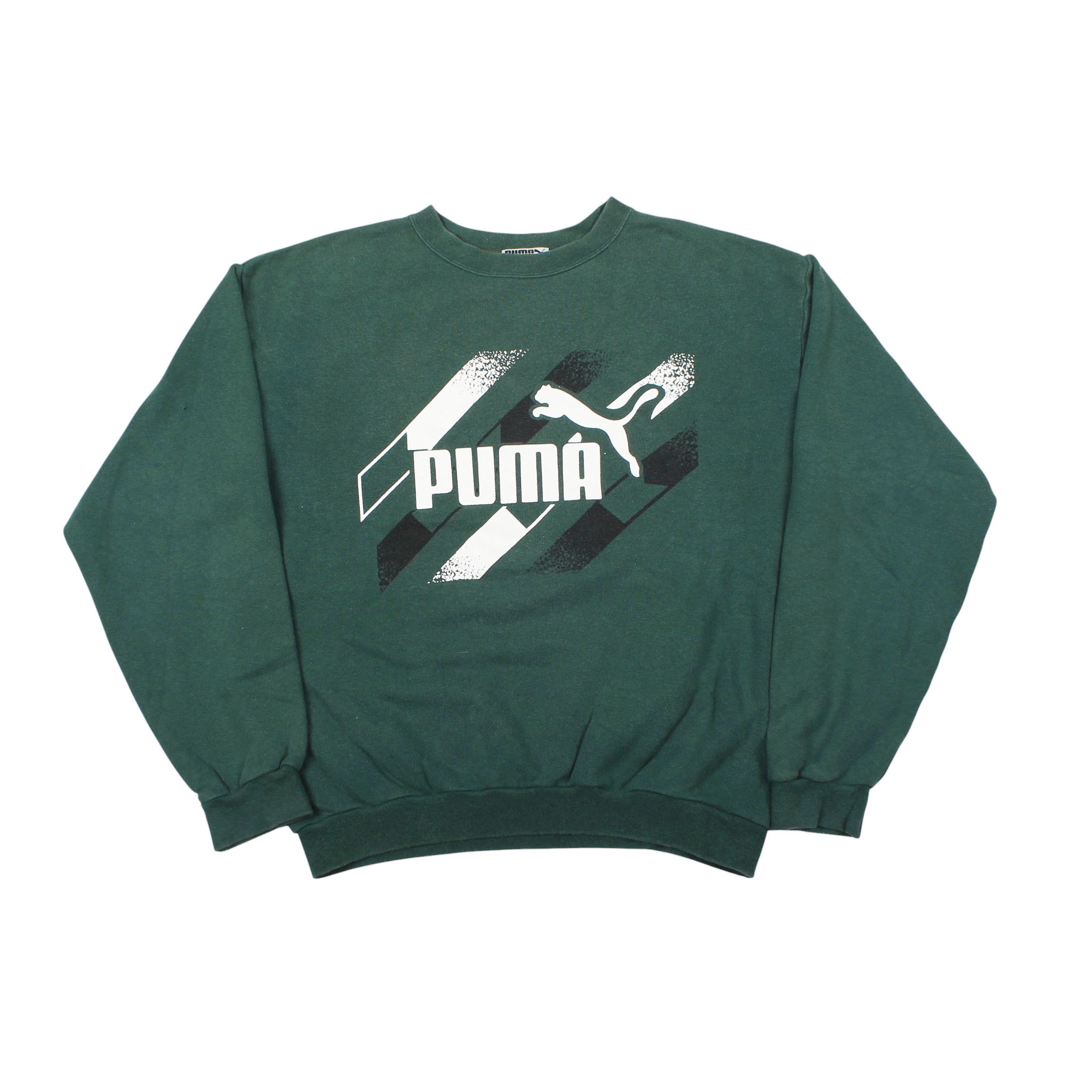 Puma Puma Sweatshirt 90s Big Logo Crewneck Pullover Jumper Size US M / EU 48-50 / 2 - 1 Thumbnail