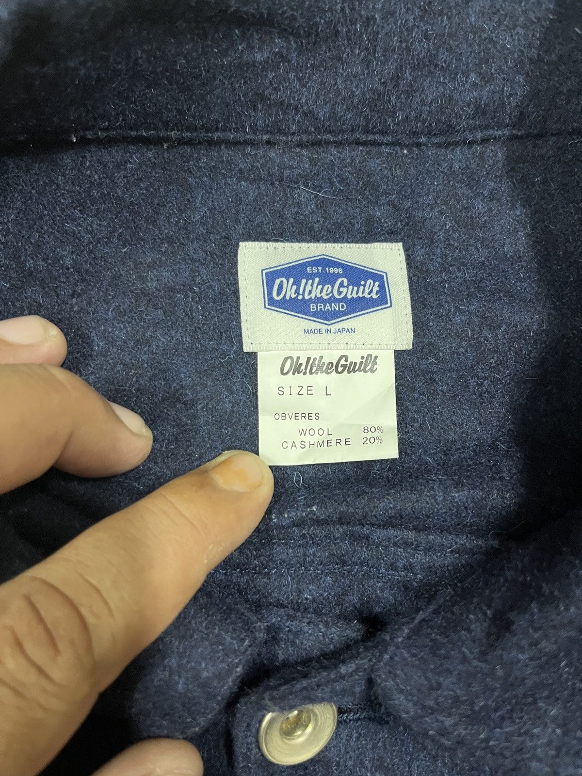 Japanese Brand Jacket oh the guilt workwear Size US L / EU 52-54 / 3 - 9 Thumbnail