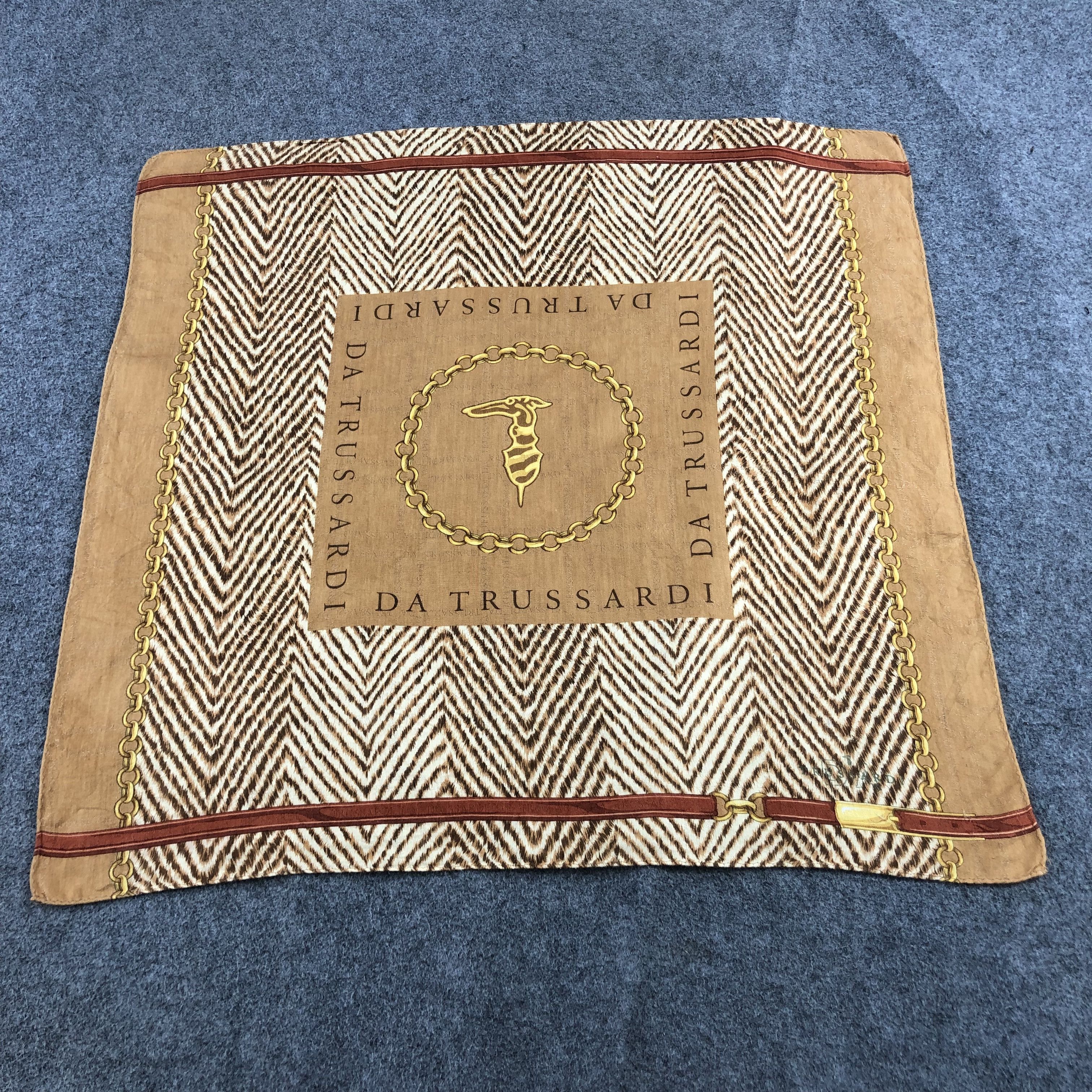 Trussardi Trussardi Handkerchief Neckerchief Bandana H1433 Size ONE SIZE - 1 Thumbnail