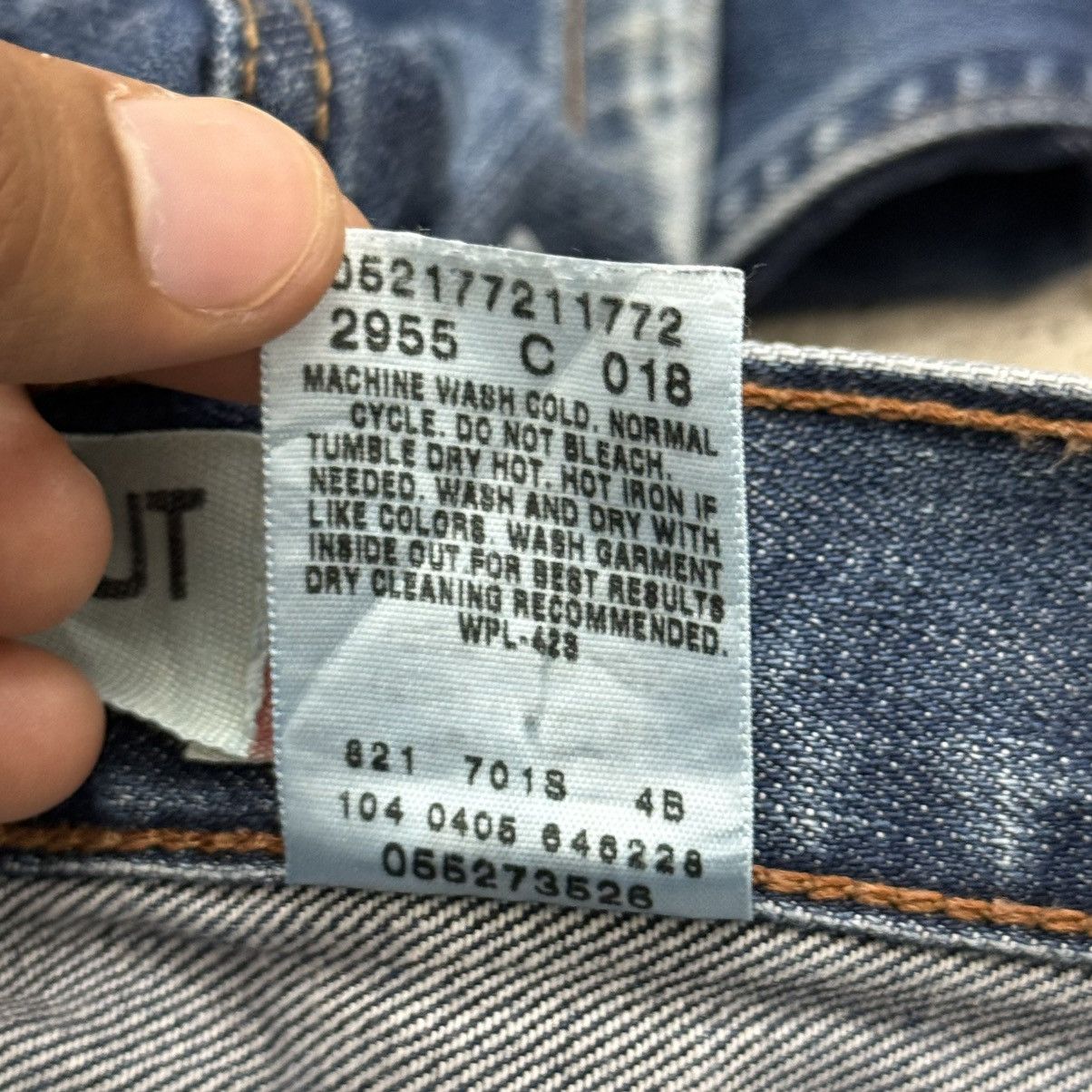 Levi's Levis 527 Low Bootcut Denim Pants Size US 30 / EU 46 - 17 Thumbnail