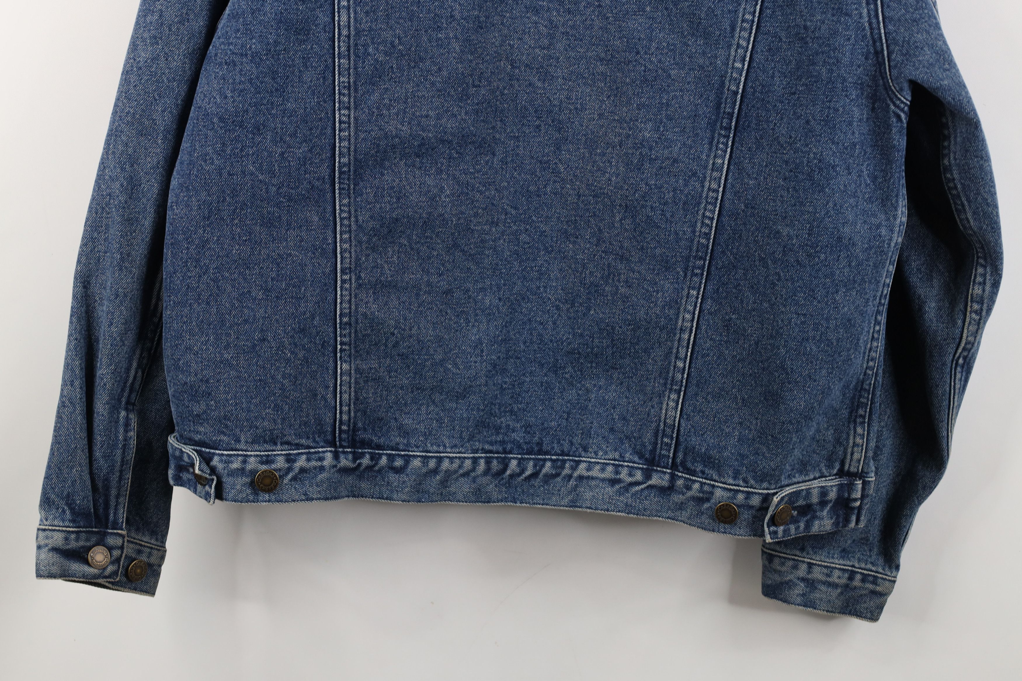 Cabelas Vintage 90s Cabelas Denim Jean Trucker Jacket Blue Cotton Size L / US 10 / IT 46 - 14 Thumbnail
