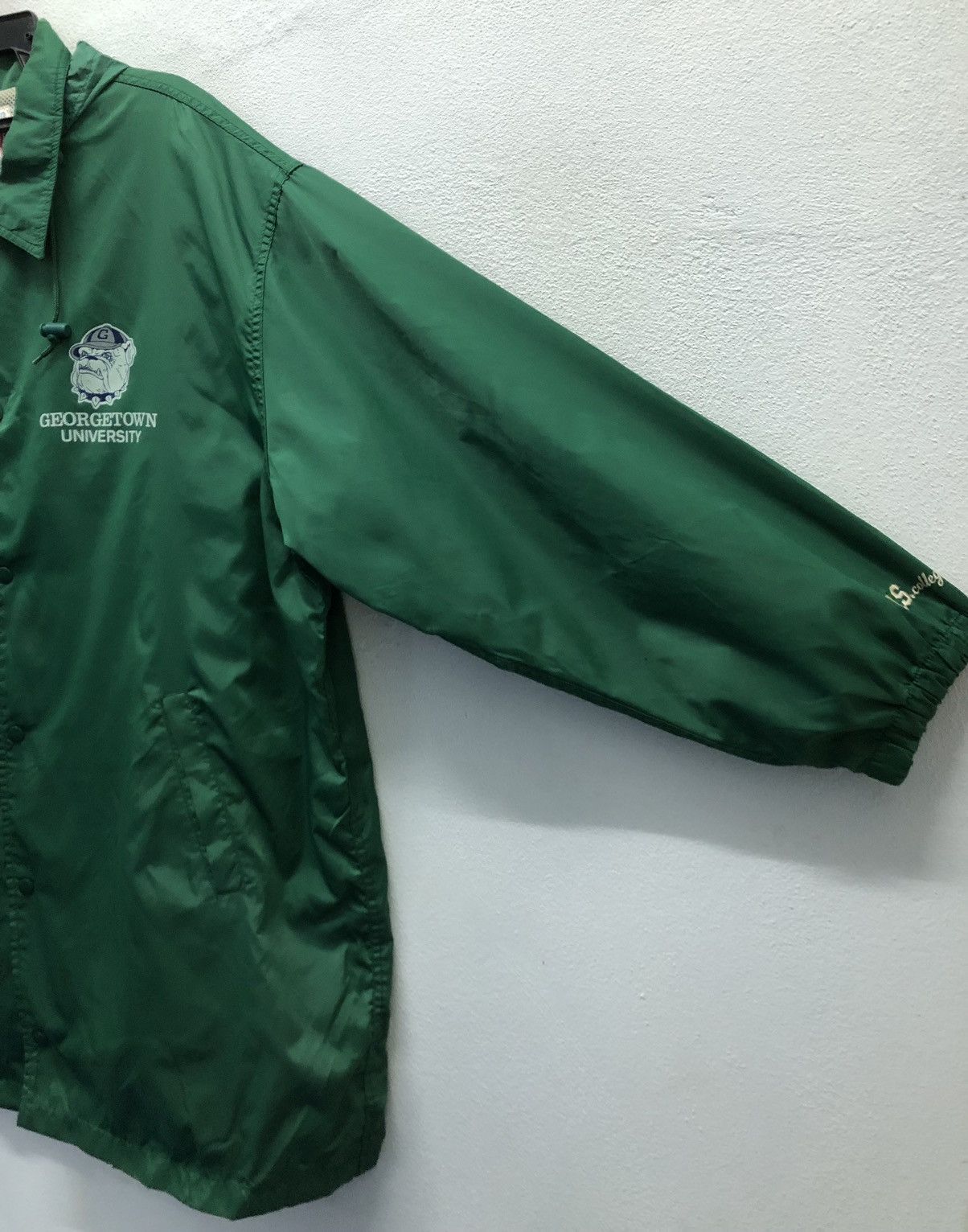 Vintage Vintage Georgetown Hoyas Coach Jacket Green U.S. Size 4L Size US XXL / EU 58 / 5 - 7 Thumbnail