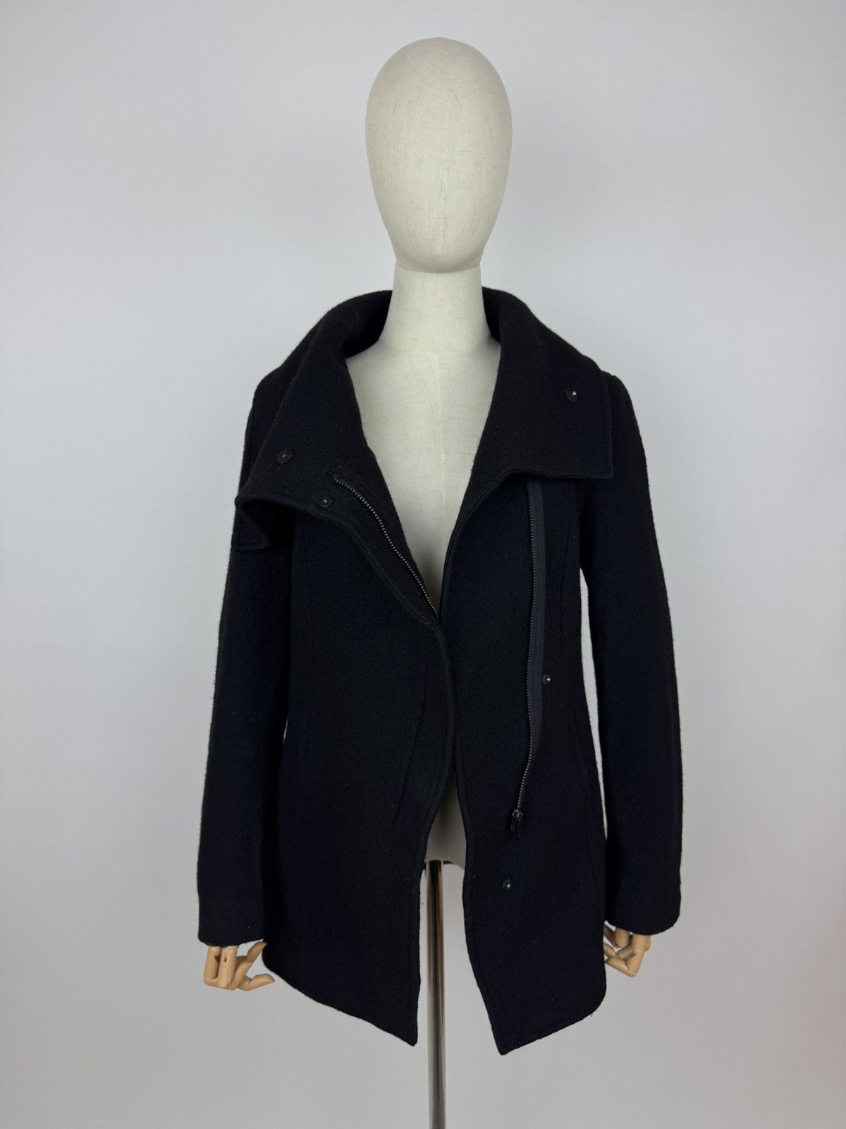 tigha Tigha wool jacket avant garde style biker coat Womens size M Size M / US 6-8 / IT 42-44 - 11 Thumbnail