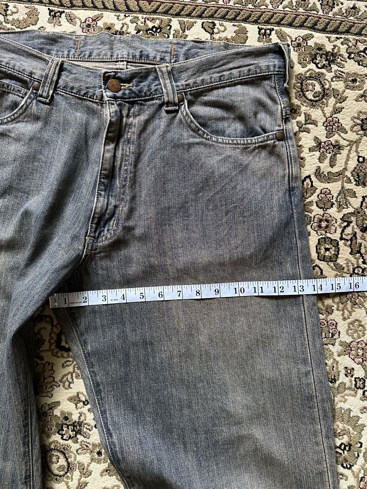 Wrangler Vintage Wrangler baggy jeans buckle back design Size US 36 / EU 52 - 8 Thumbnail