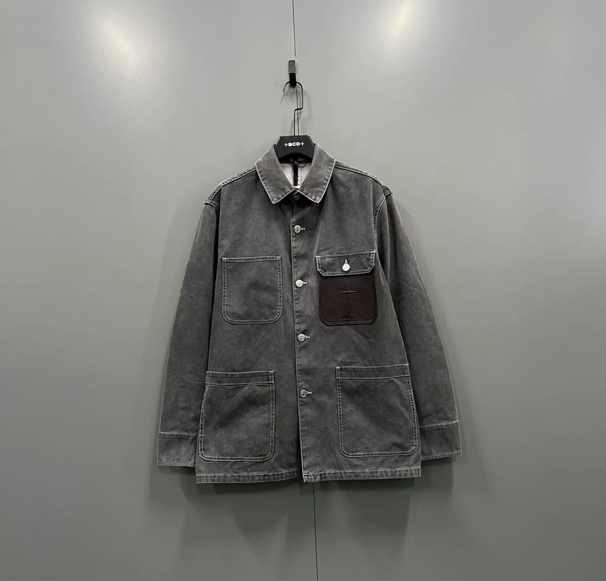 Dior Dior × Stone Island Collared Denim Shirt with Logo Patch J41 Size US M / EU 48-50 / 2 - 1 Thumbnail