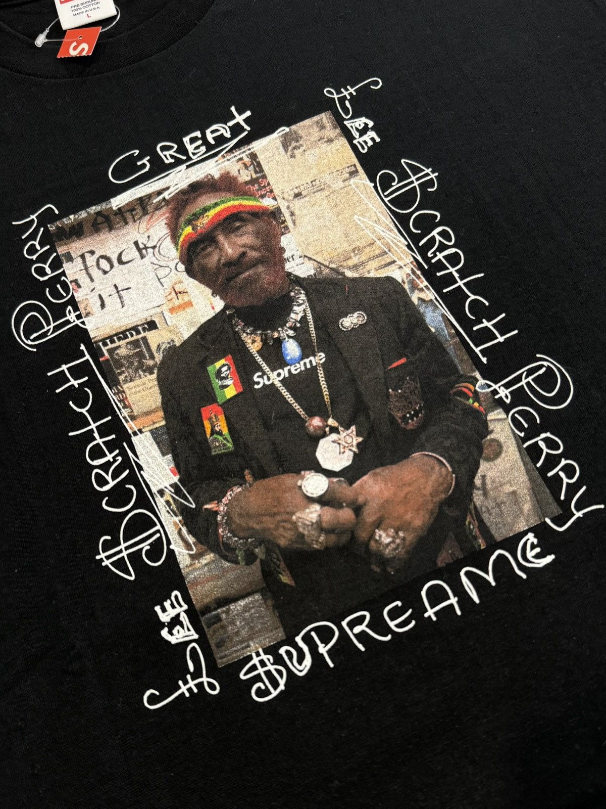Supreme Supreme Lee Scratch Perry Photo Tee 2010 Size US L / EU 52-54 / 3 - 2 Thumbnail