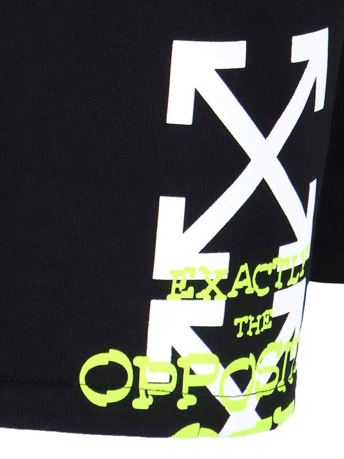 Off-White o1gr1nt0425 Opposite Arr Skate Sweat Short in Black Size US 38 / EU 54 - 5 Thumbnail