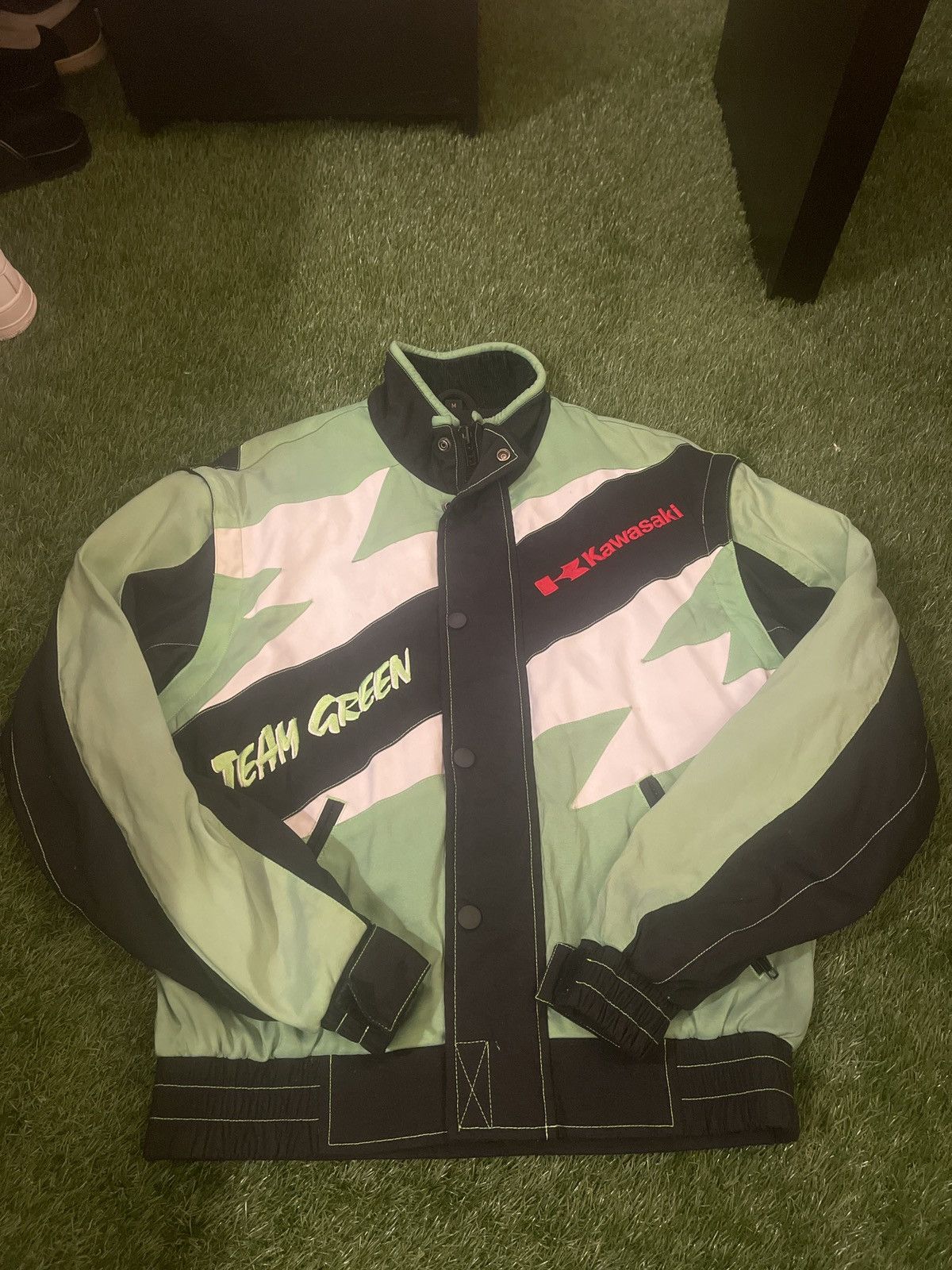 Vintage Vintage Kawasaki Racing Jacket Size US M / EU 48-50 / 2 - 2 Thumbnail