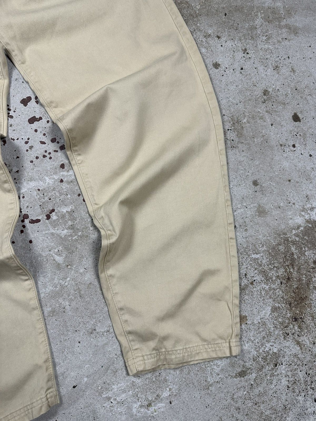 Diesel Vintage 90s Diesel Paddle Beige Baggy Denim Jeans Size US 32 / EU 48 - 4 Thumbnail