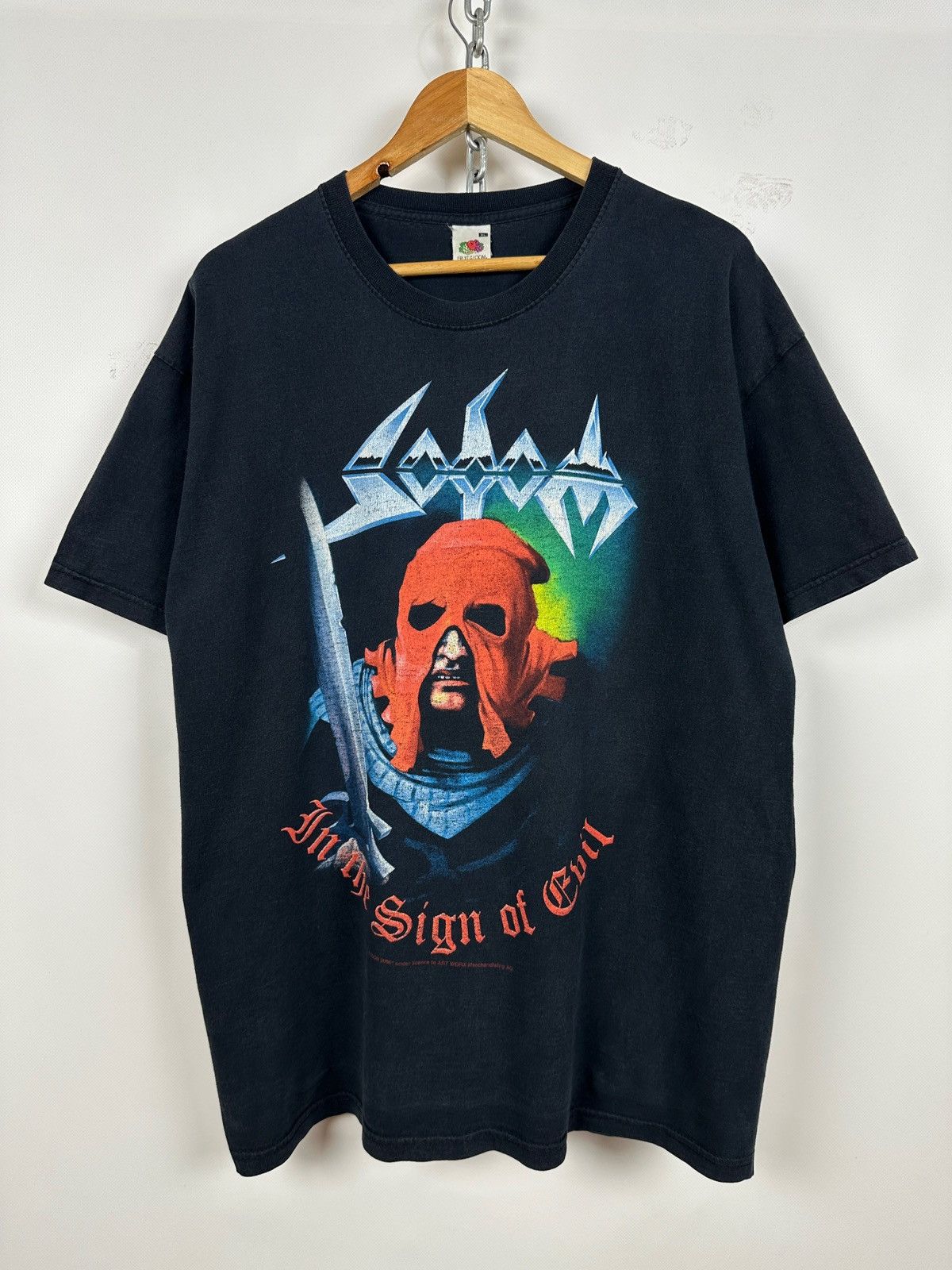Band Tees 2006 Vintage Sodom In the Sing of Evil Band T-Shirt Size US XL / EU 56 / 4 - 1 Thumbnail