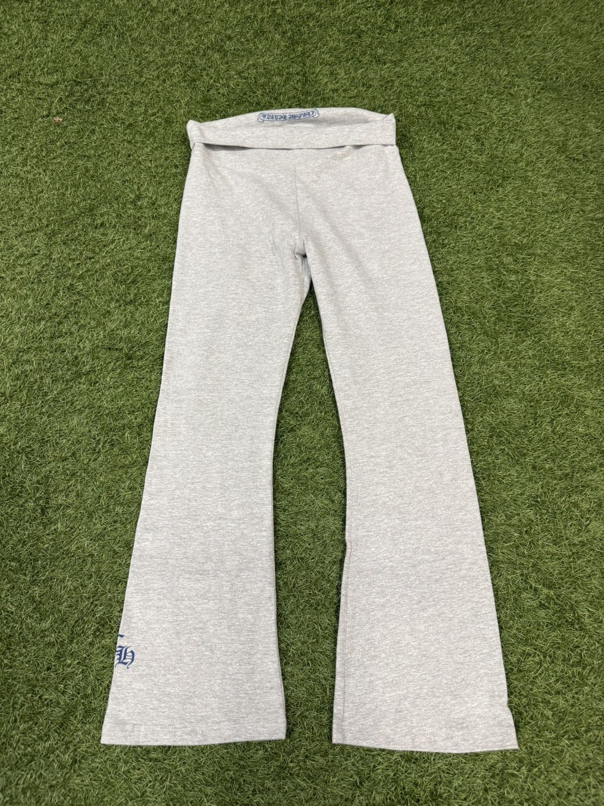 Chrome Hearts Chrome Hearts Flared Roll-Over Leggings Size 24" / US 00 / IT 34 - 1 Thumbnail