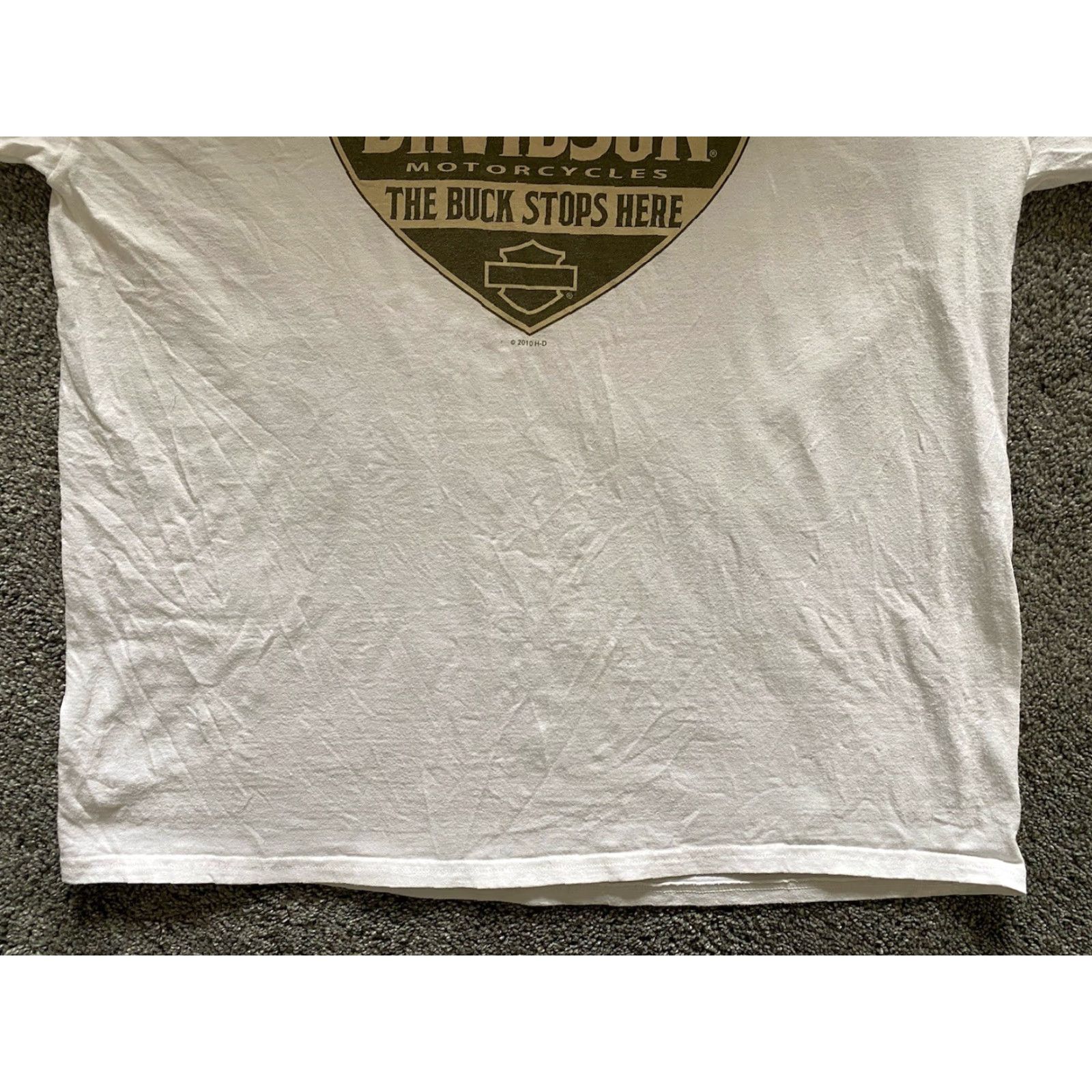 Harley Davidson VINTAGE Harley-Davidson Long Sleeve Shirt Mens XL Alaska Soldotna Kenai Peninsula White Biker Motorcycle 2010 Shirts Mens XL Size US XL / EU 56 / 4 - 5 Thumbnail