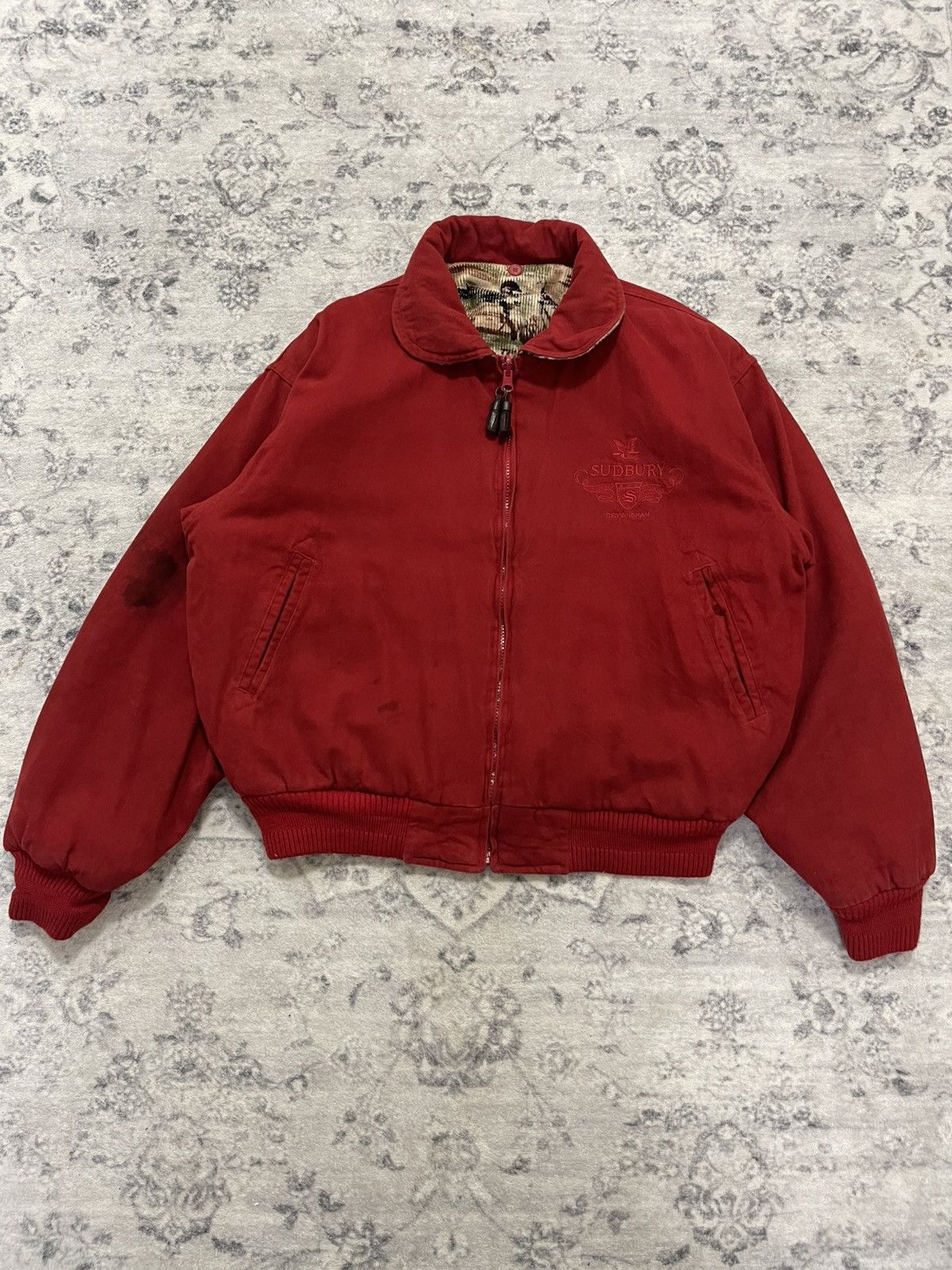 Vintage VINTAGE SUDBURY NATIVE RIVERSIBLE BOMBER JACKET Size US S / EU 44-46 / 1 - 7 Thumbnail