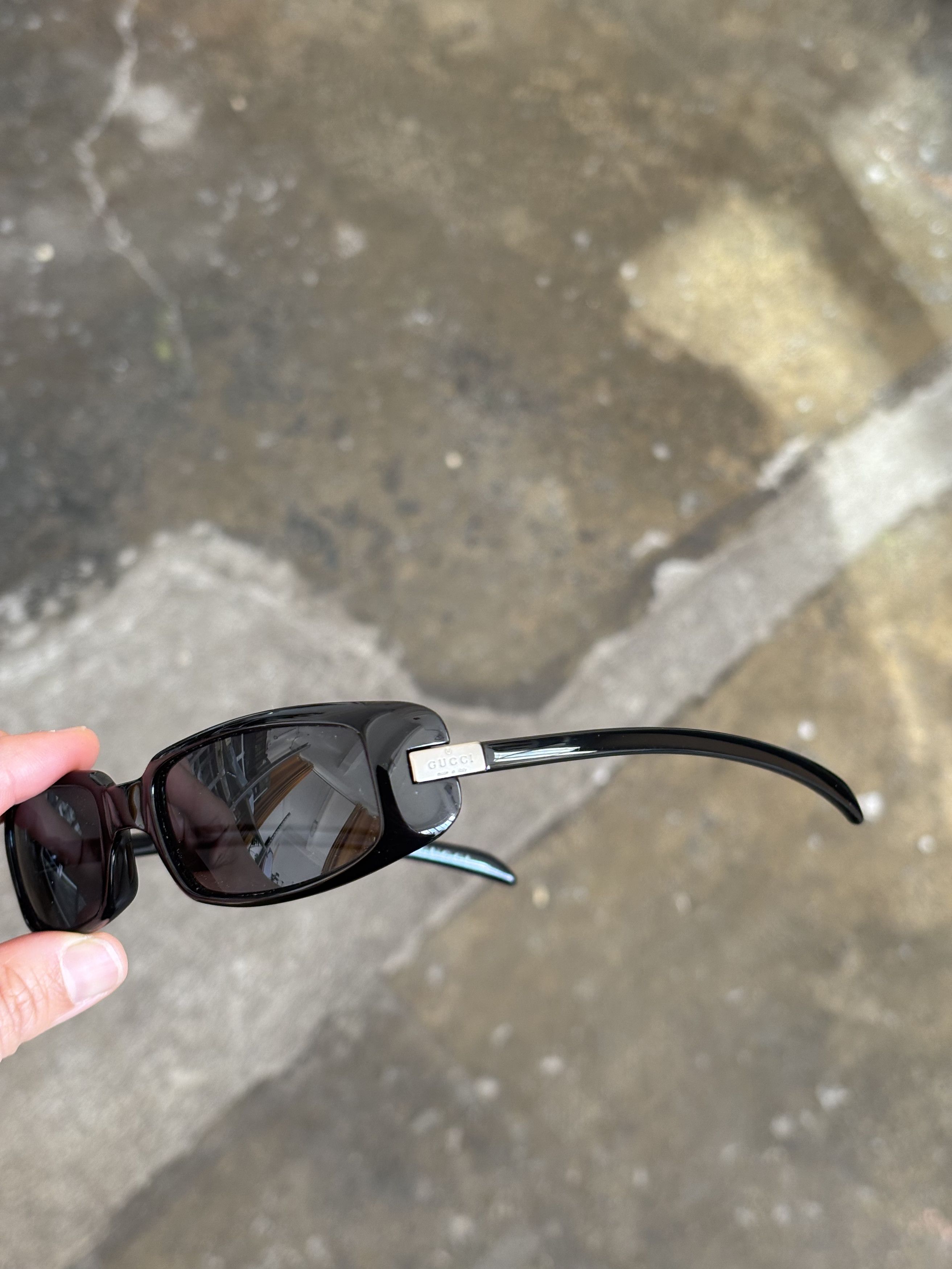 Gucci Gucci Sunglasses Mask Shield Sport Bike Pop Vintage Size ONE SIZE - 3 Thumbnail