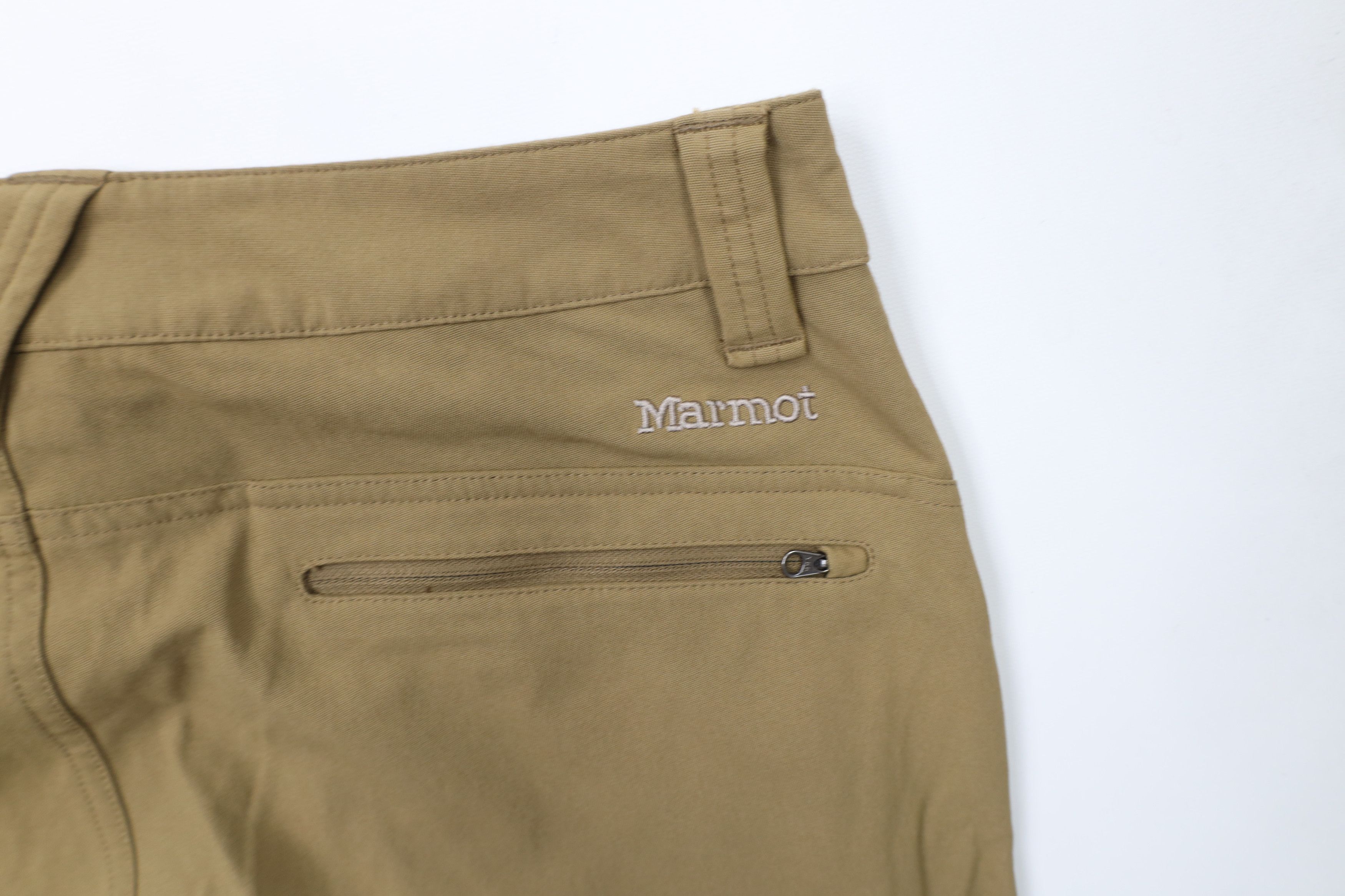 Marmot × Vintage Marmot Straight Leg Outdoor Hiking Trail Pants Brown Size US 34 / EU 50 - 11 Thumbnail