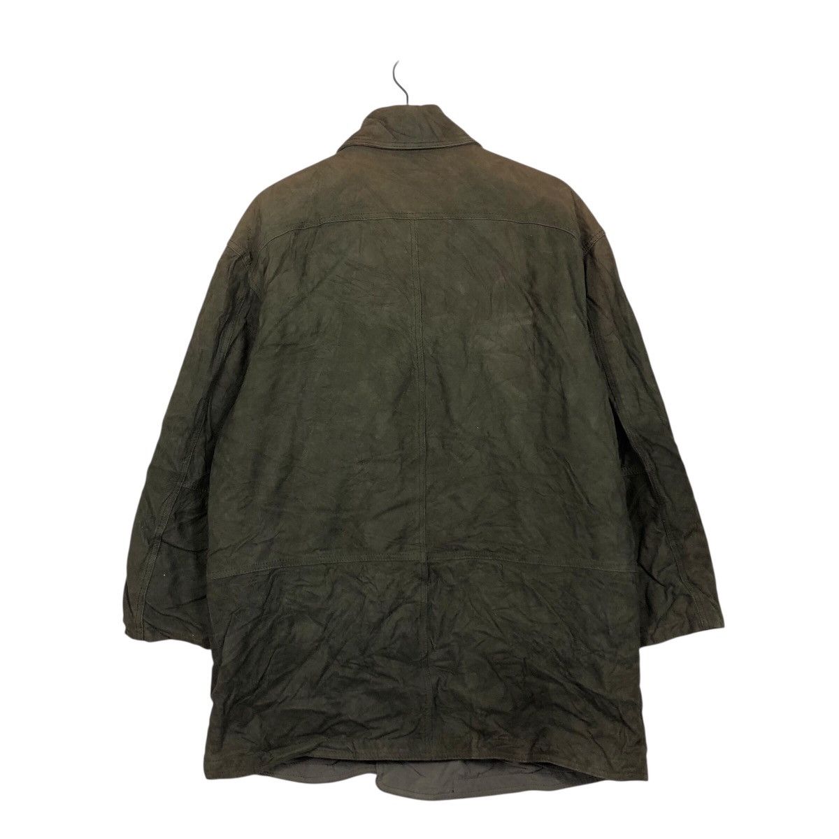 Japanese Brand 📌Vintage Work Leather Jacket Unbranded Issey Miyake Size US M / EU 48-50 / 2 - 9 Thumbnail