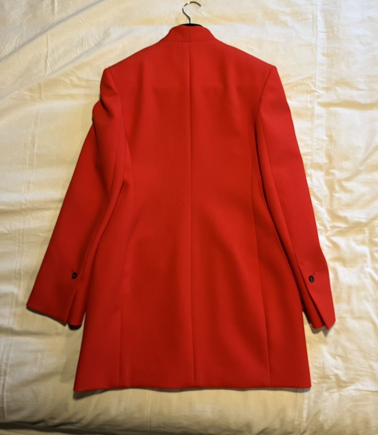 Salvatore Ferragamo Ferragamo red wool double breasted blazer. Size M / US 6-8 / IT 42-44 - 12 Thumbnail
