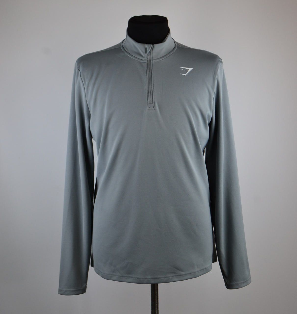Gymshark Arrival 1/4 Zip Pullover - Smokey Grey Size XL