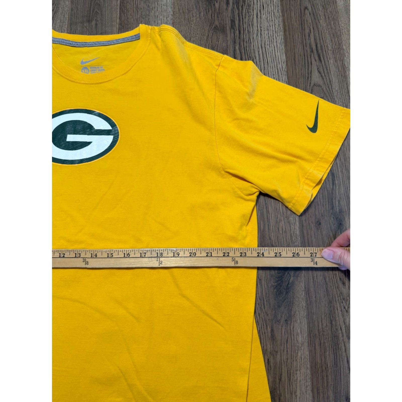 Nike Nike Shirt Women's XXL Yellow/Green/White Wisconsin Green Bay Packers Size XXL / US 16-18 / IT 52-54 - 7 Thumbnail