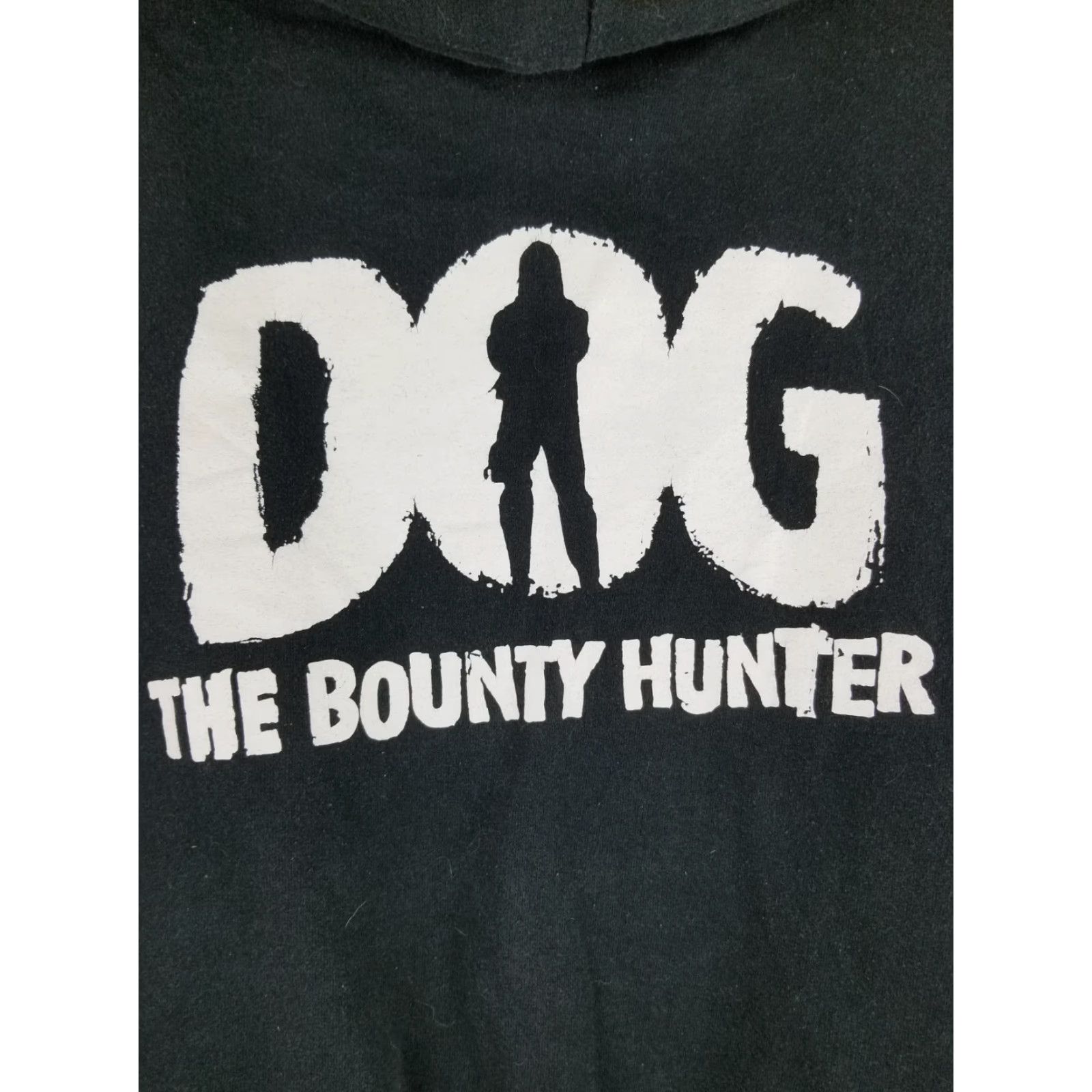 Hunter VINTAGE Y2K DOG THE BOUNTY HUNTER TV SHOW FULL ZIP UP BLACK HOODIE SZ LARGE Hoodie Men 23 INCH 23 INCH 23 INCH 28 INCH Black Size US L / EU 52-54 / 3 - 2 Thumbnail