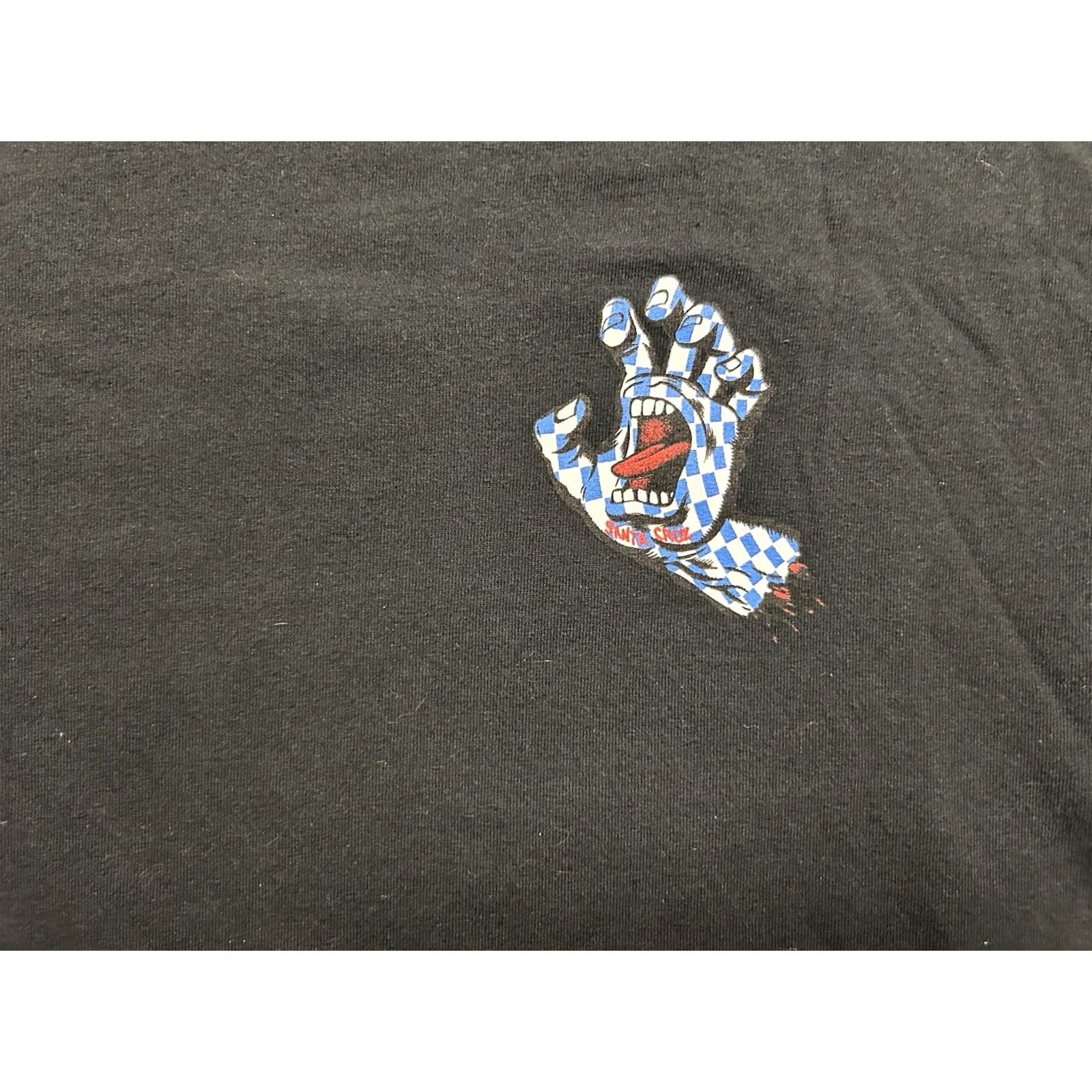 Vintage VINTAGE Santa Cruz Jim Phillips Screaming Hand Men’s T Shirt L Black 90s Skateboarding Mens T-Shirt Size US L / EU 52-54 / 3 - 4 Thumbnail
