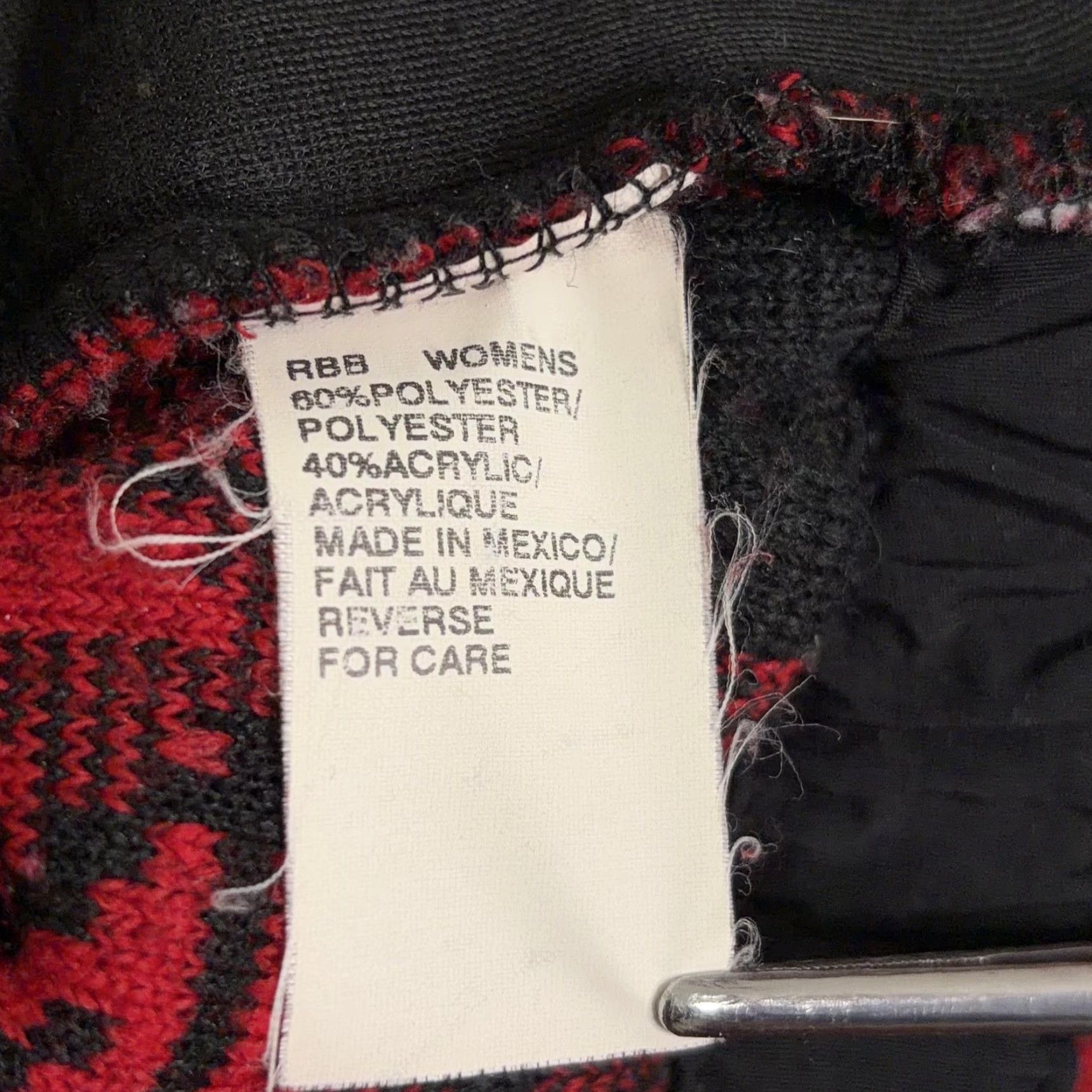 Vintage VINTAGE Woolrich Vest Womens M Red Black Buffalo Plaid Fleece Sherpa Outdoor Cabin Size M / US 6-8 / IT 42-44 - 5 Thumbnail