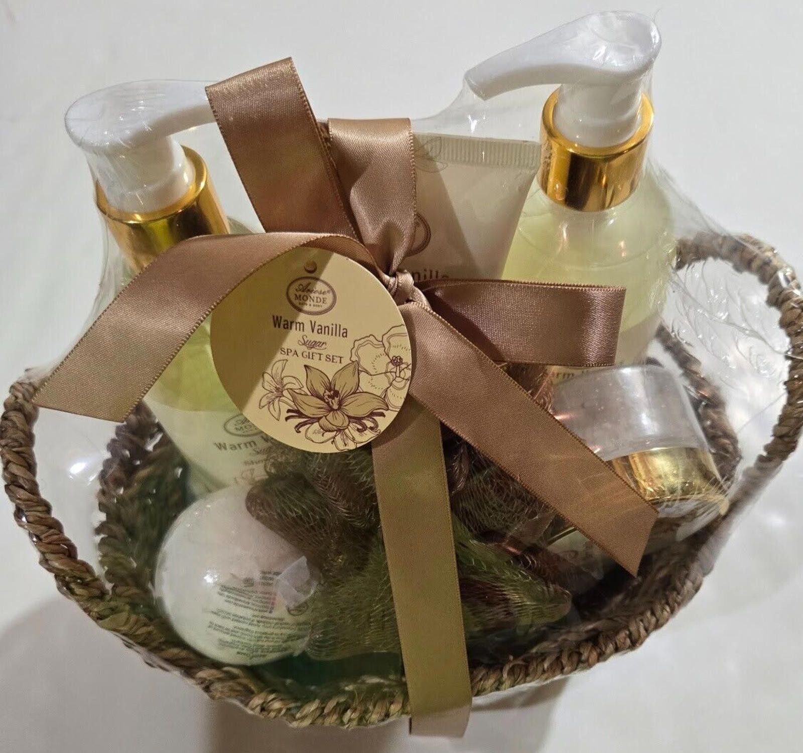Designer Bath & Body Warm Vanilla Sugar Spa Basket Gifts for Women Size ONE SIZE - 2 Thumbnail